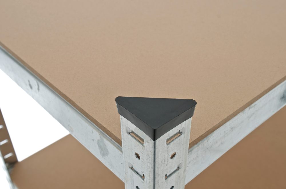 Schwerlastregal aus Metall silber 90x40x180 cm