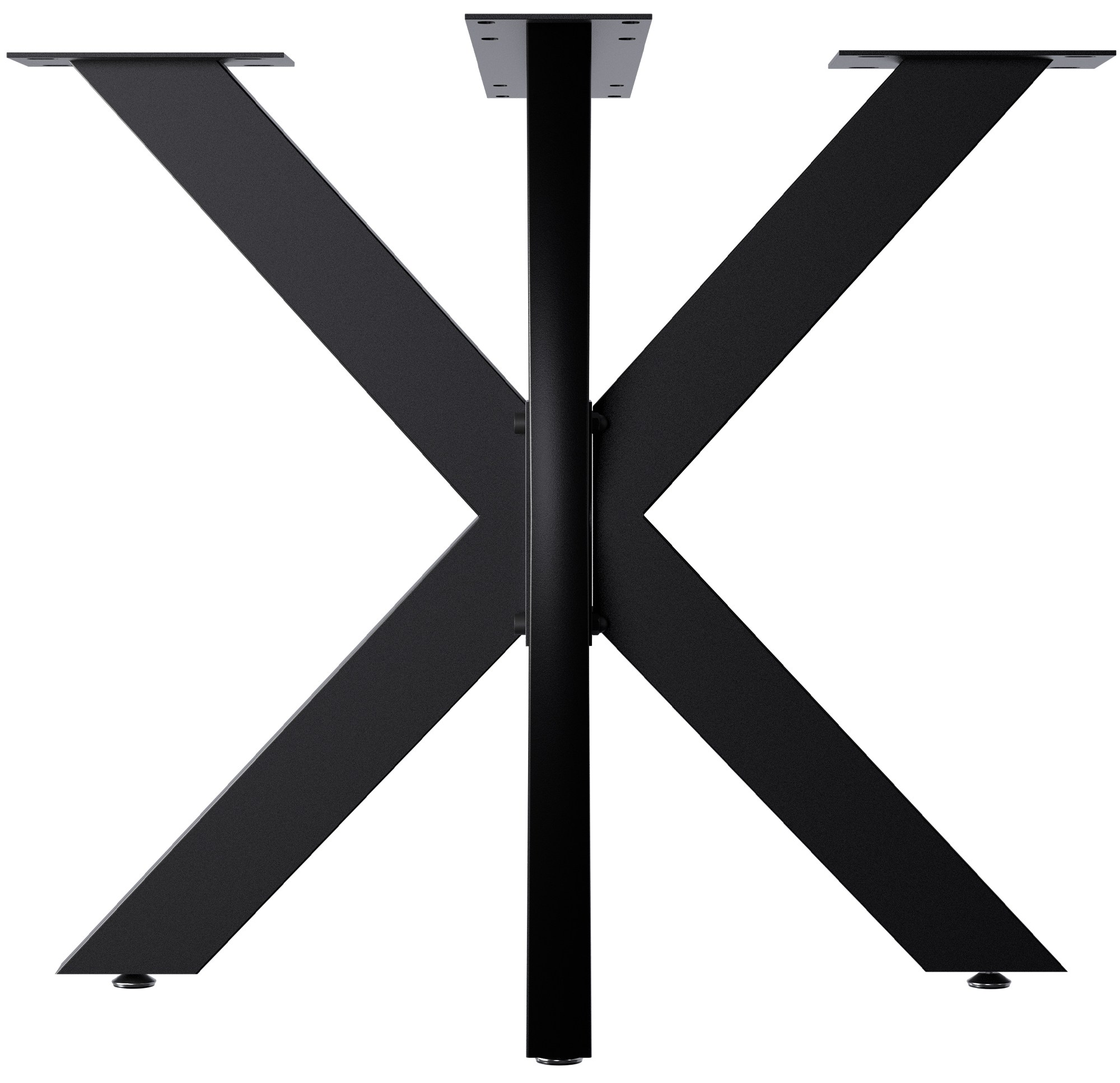Tischbeine Biloxi schwarz 85x85 cm