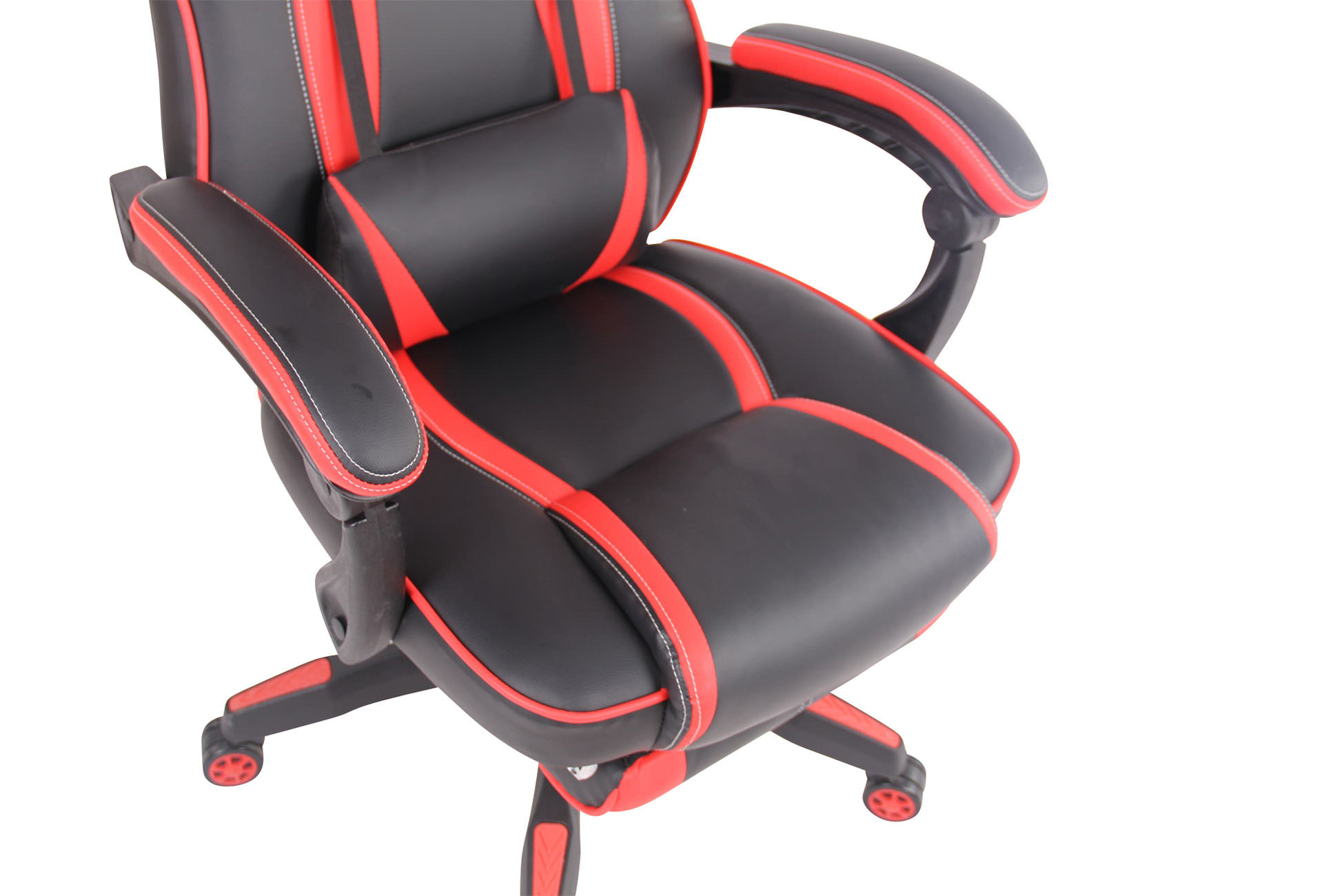 Gaming Bürostuhl Heat mit Fußablage schwarz/rot