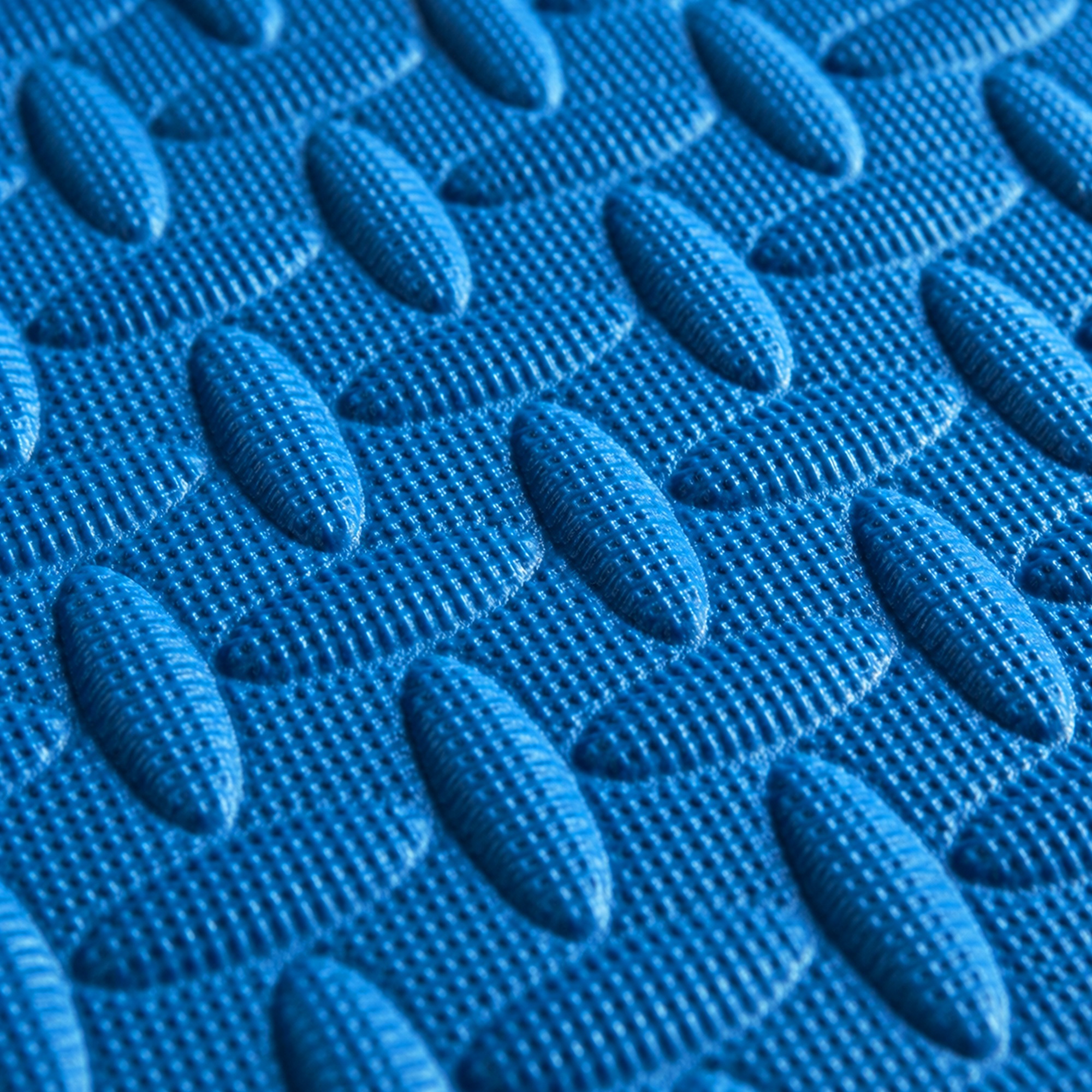 Bodenschutzmatte 61x61 cm 6er-Set blau
