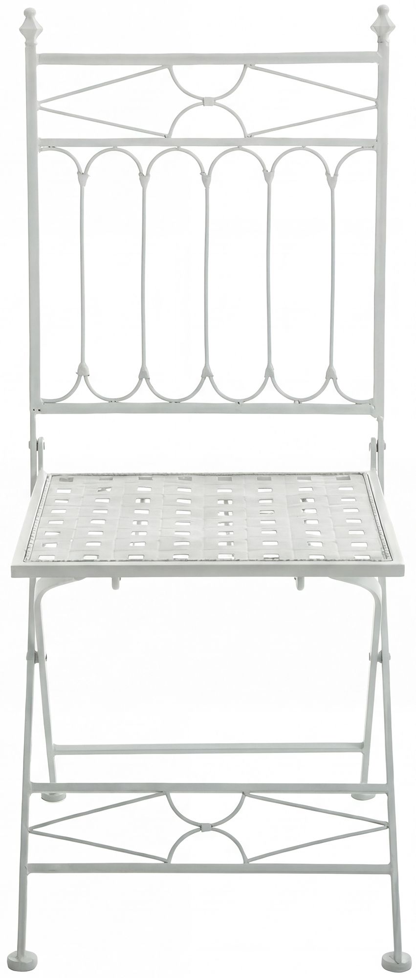 2er Set Klappstühle Asina antik weiß