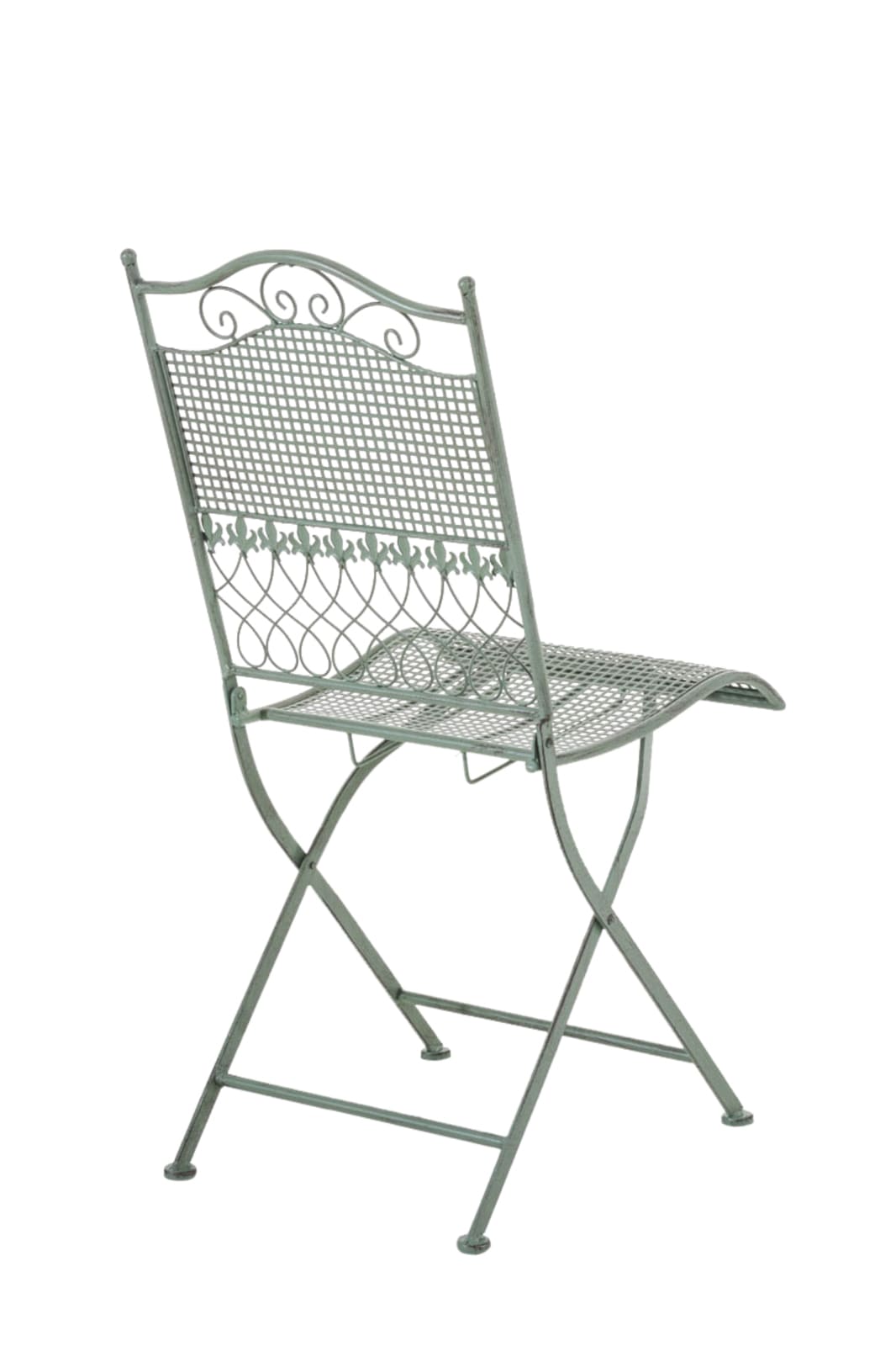 2er Set Gartenstühle Kiran antik-grün