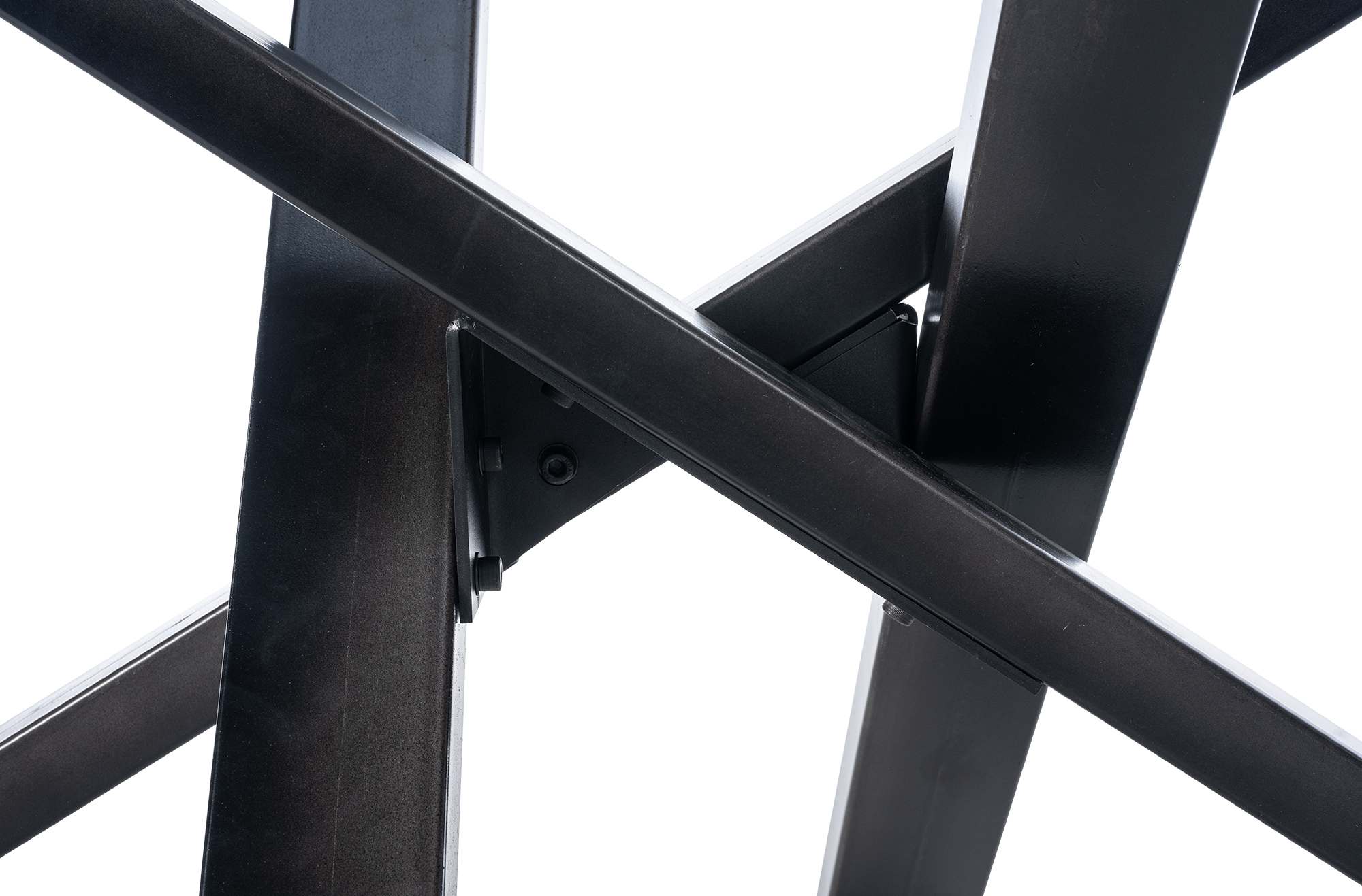Tischbeine Jimmy industrial schwarz 180x80x72 cm
