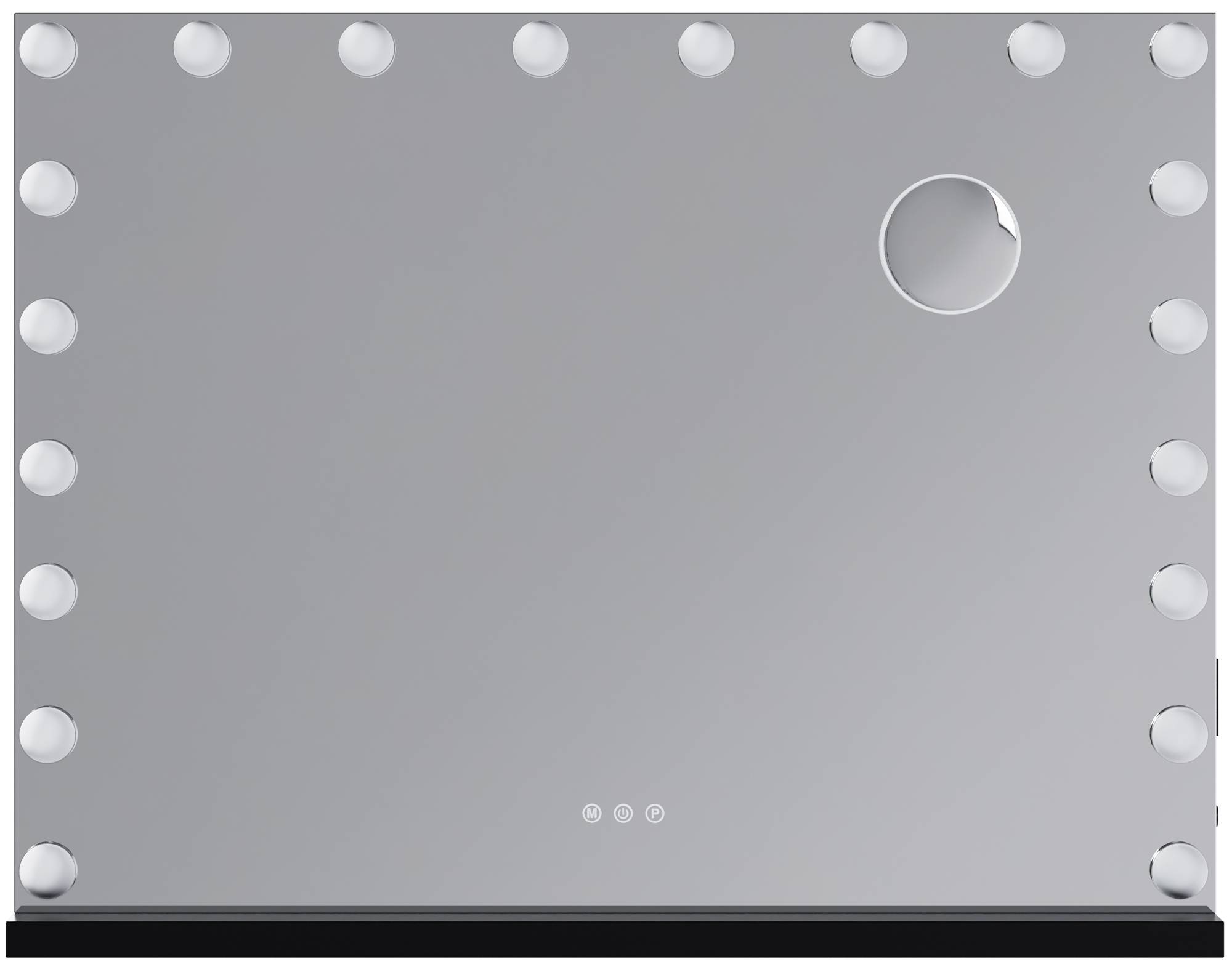 Schminkspiegel Norlina mit Bluetooth schwarz mit Bluetooth