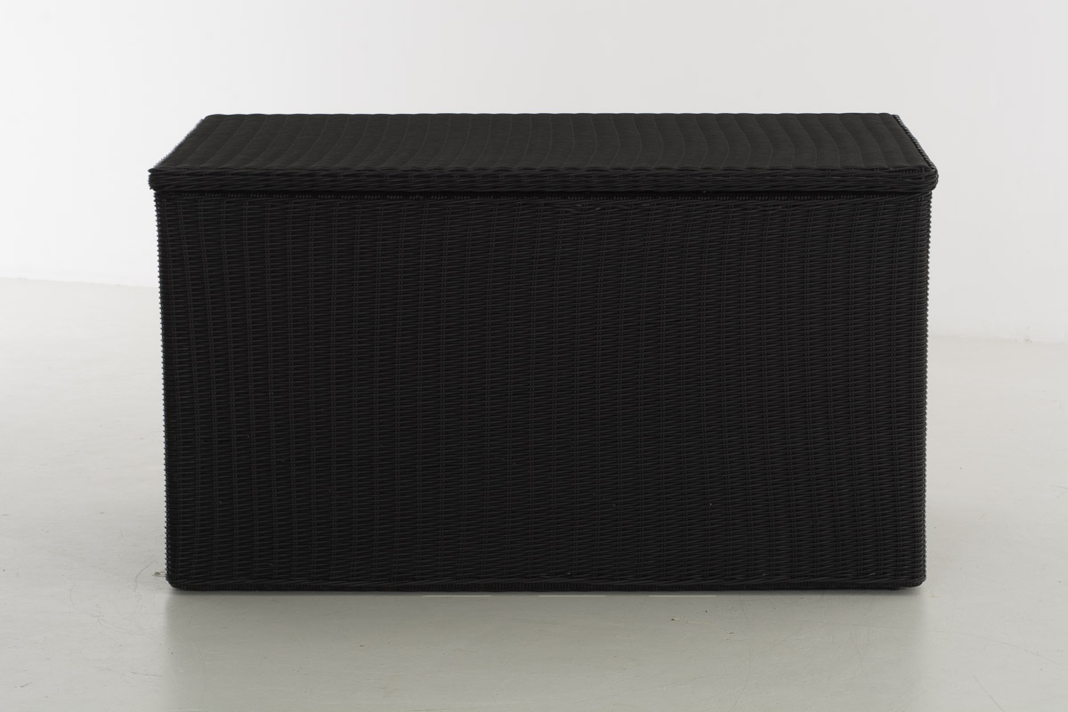 Polyrattan Luxus Auflagenbox 5mm schwarz XXL