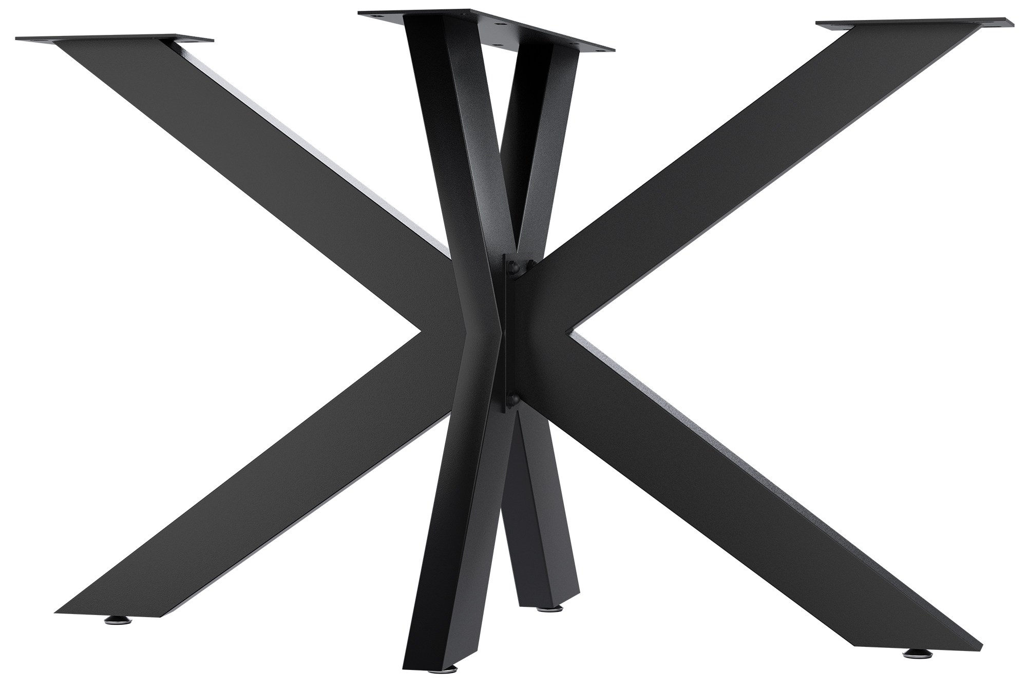 Tischbeine Biloxi schwarz 120x68 cm