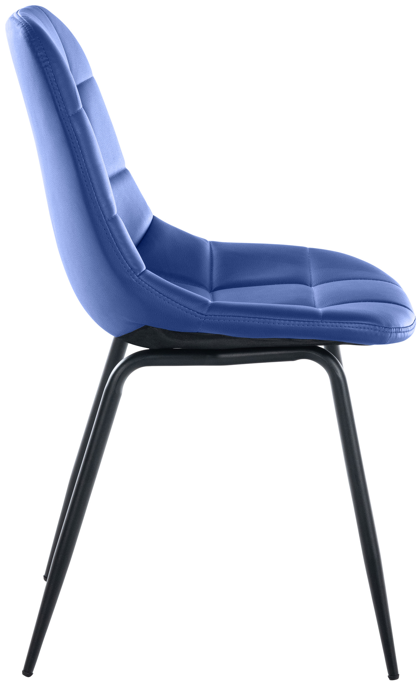 2er Set Stuhl Tom blau Kunstleder