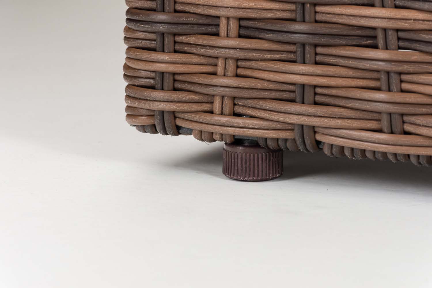 Polyrattan Tisch Genero / Liberi 5mm braun-meliert