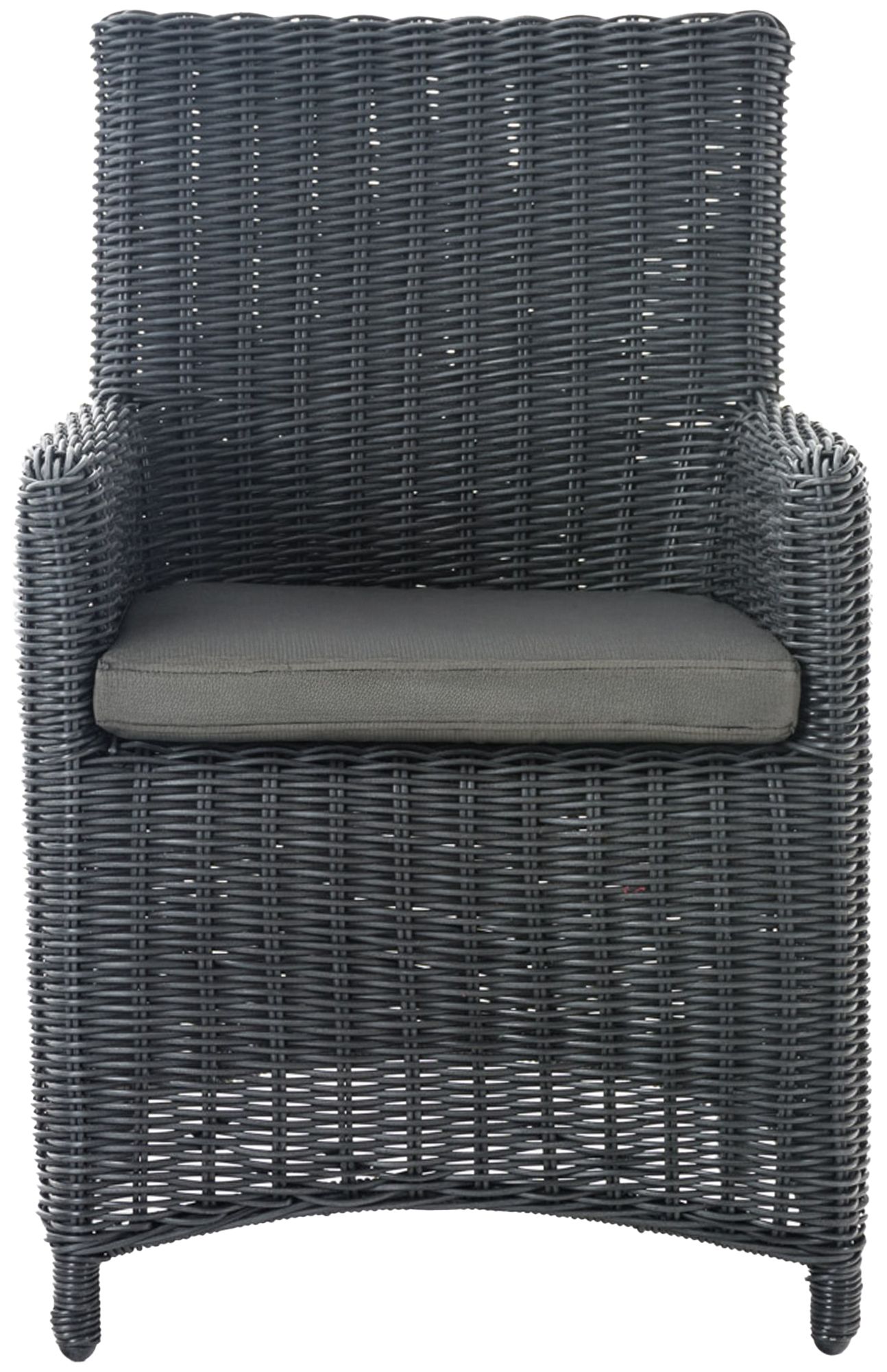 4er Set Gartenstuhl Fontana 5mm schwarz anthrazit