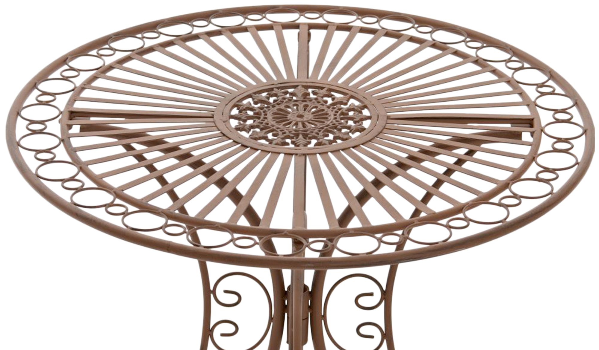 Gartentisch Hari antik braun
