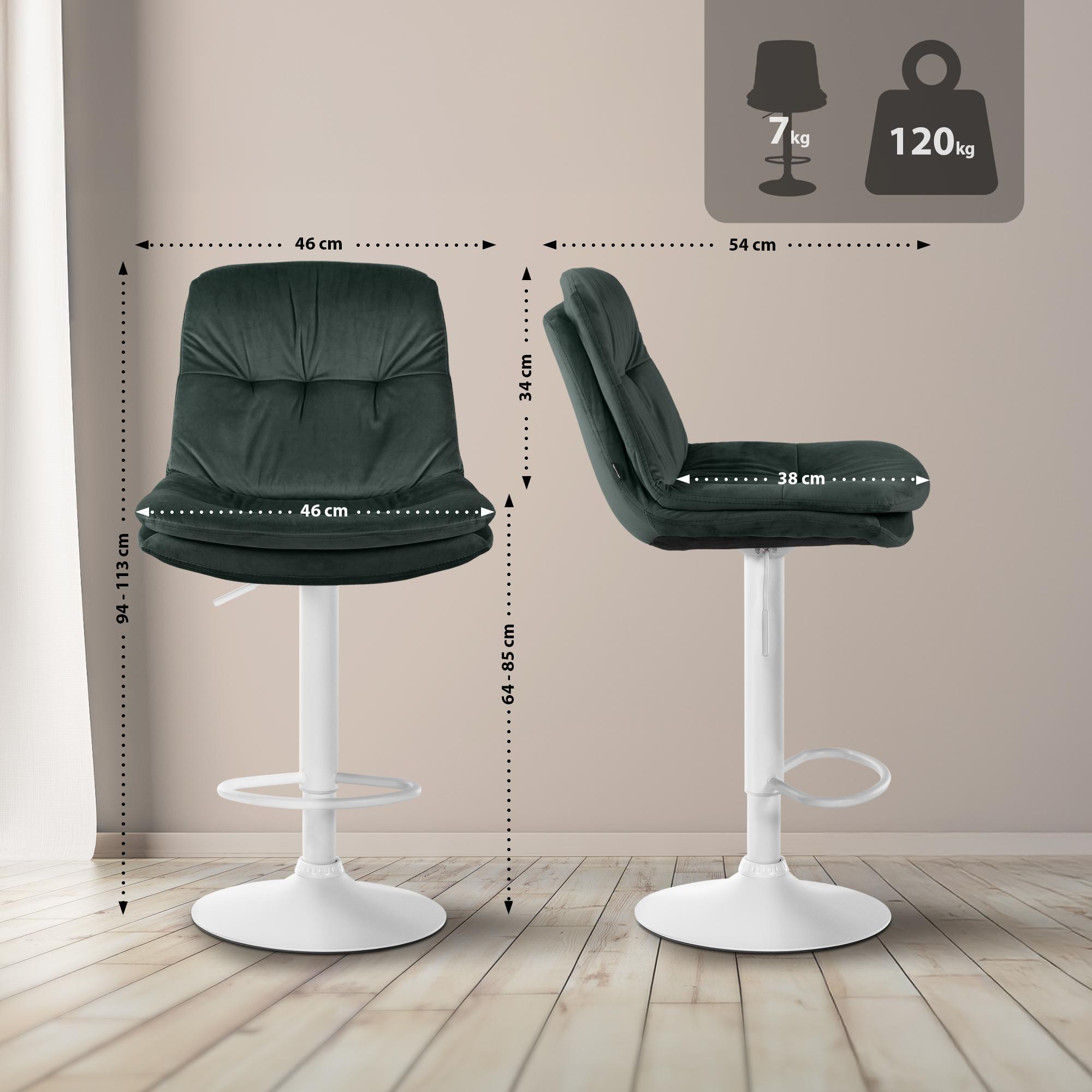 Barhocker Laurel Samt