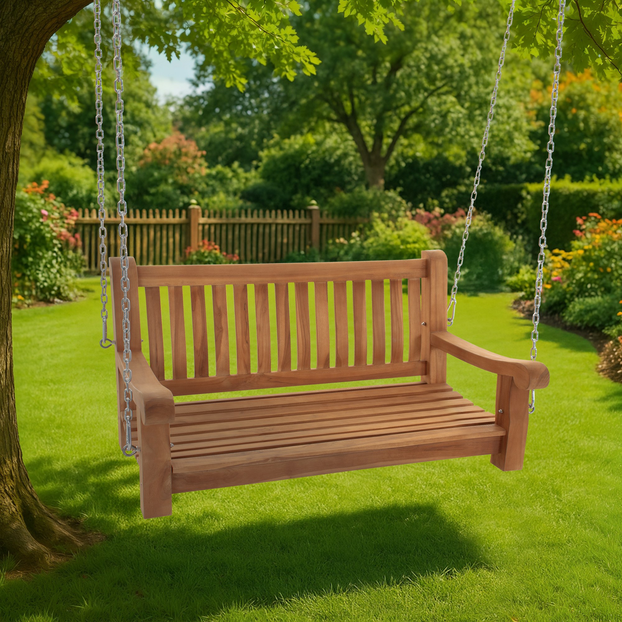 Schaukelbank Joyce teak 120 cm