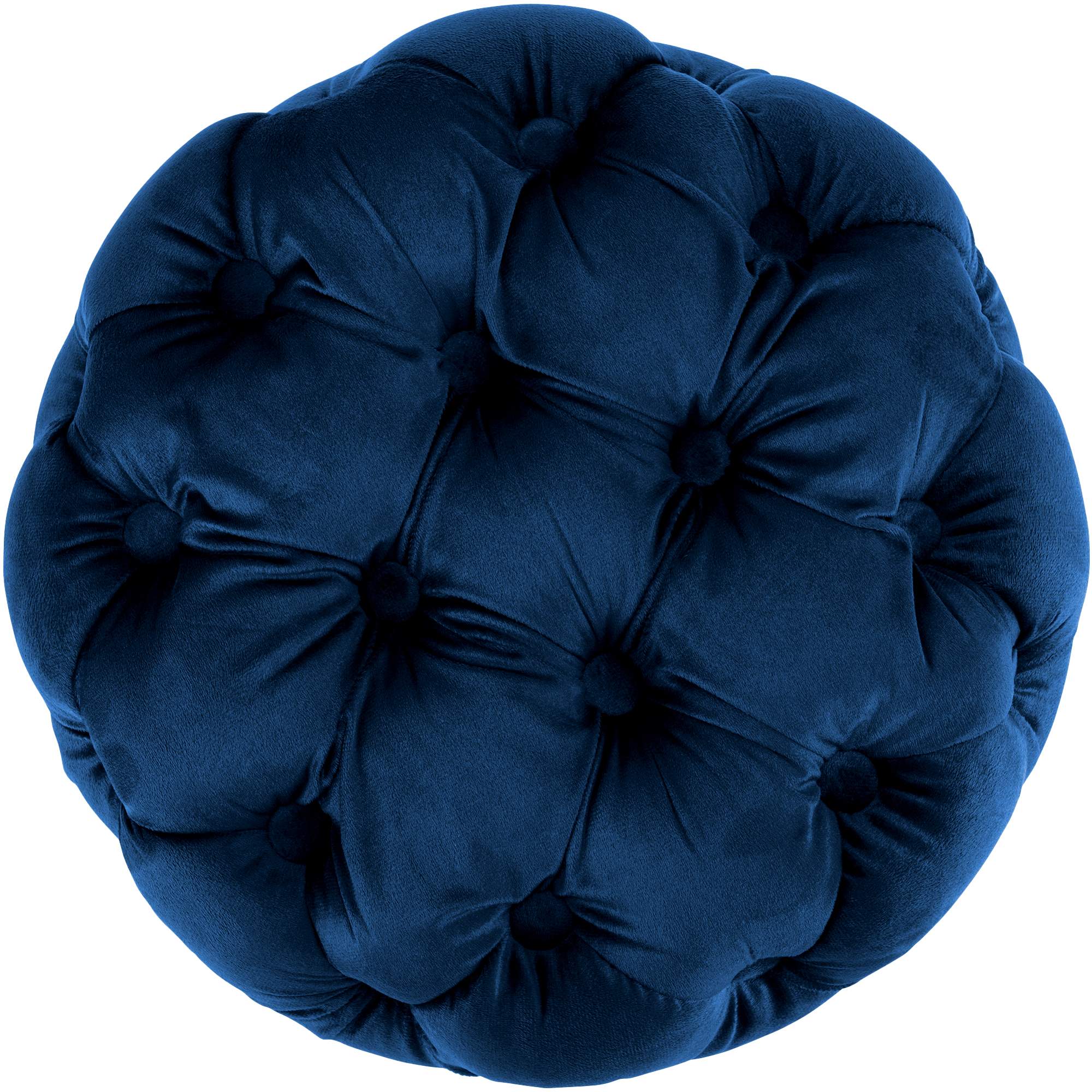 Sitzhocker Drancy Samt blau M