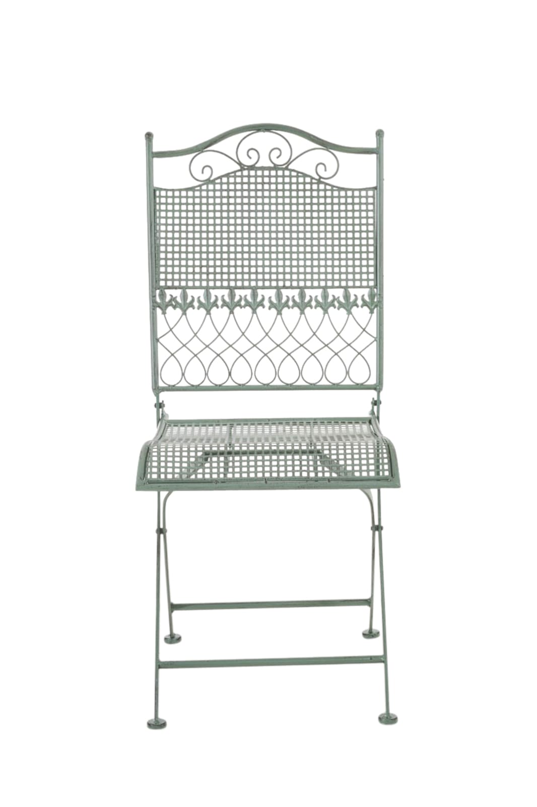2er Set Gartenstühle Kiran antik-grün