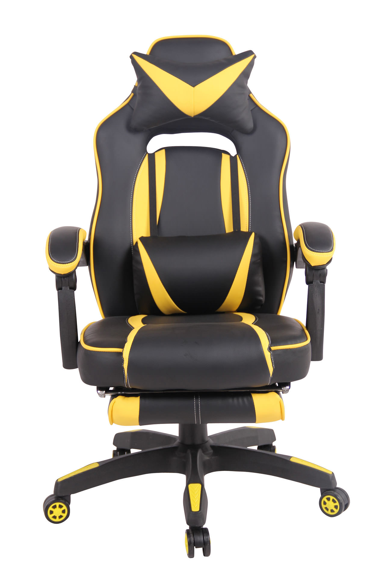 Gaming Bürostuhl Heat mit Fußablage schwarz/gelb