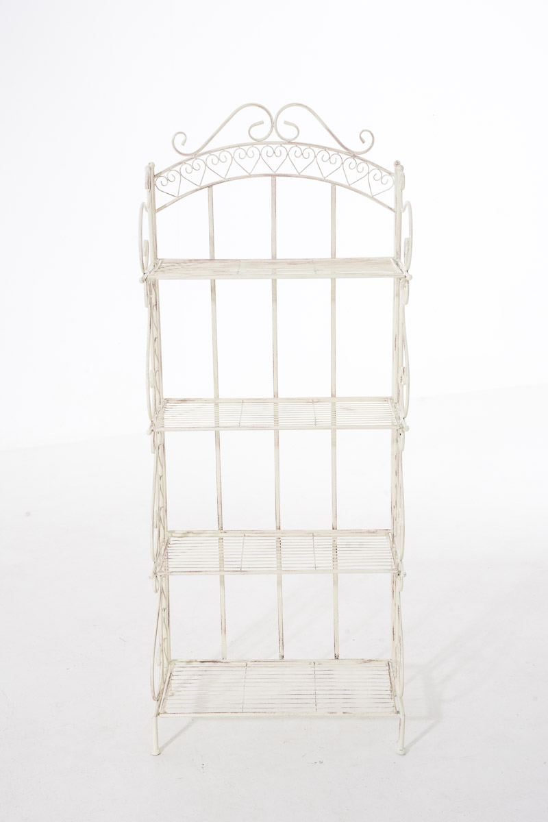 Standregal Antje aus Eisen antik-creme