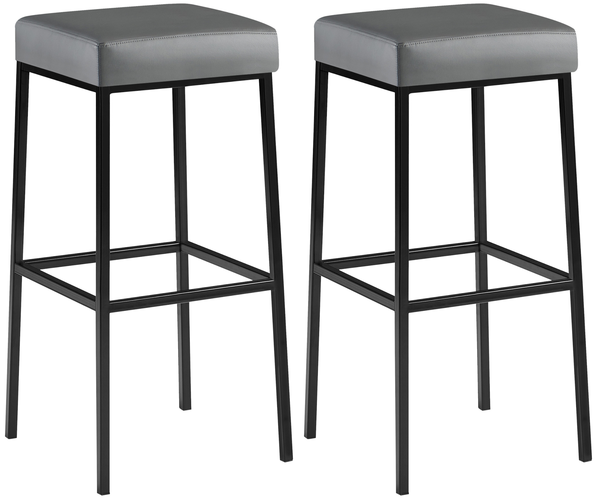2er Set Barhocker Montreal Kunstlederbezug