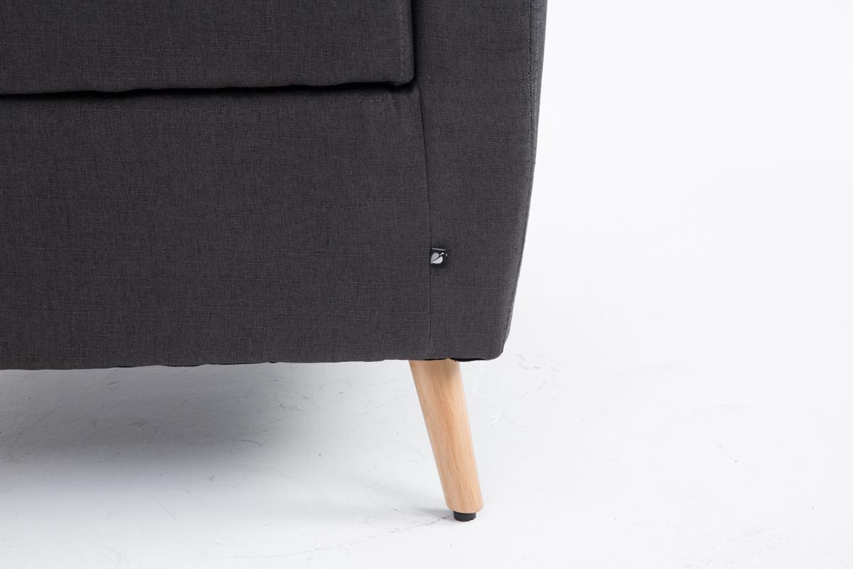 Sessel Tilgard Stoff dunkelgrau
