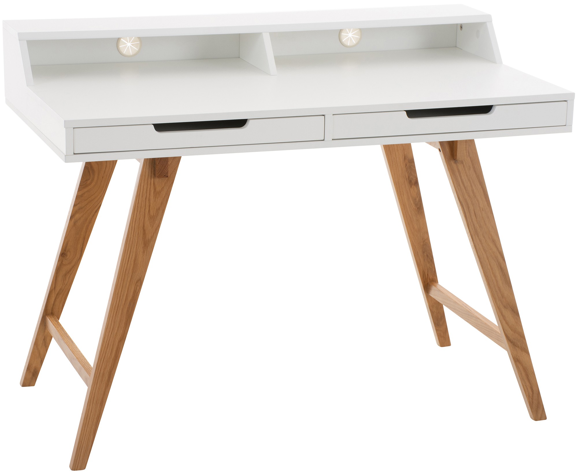 Schreibtisch Eaton 110 cm weiß 110 cm