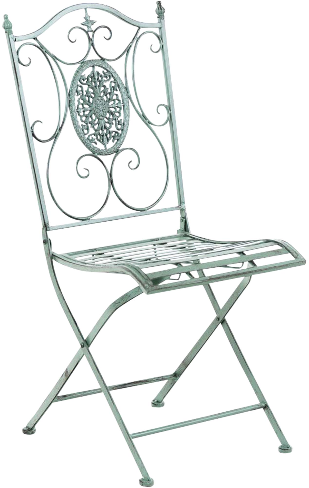 2er Set Klappstühle Sibell antik-grün