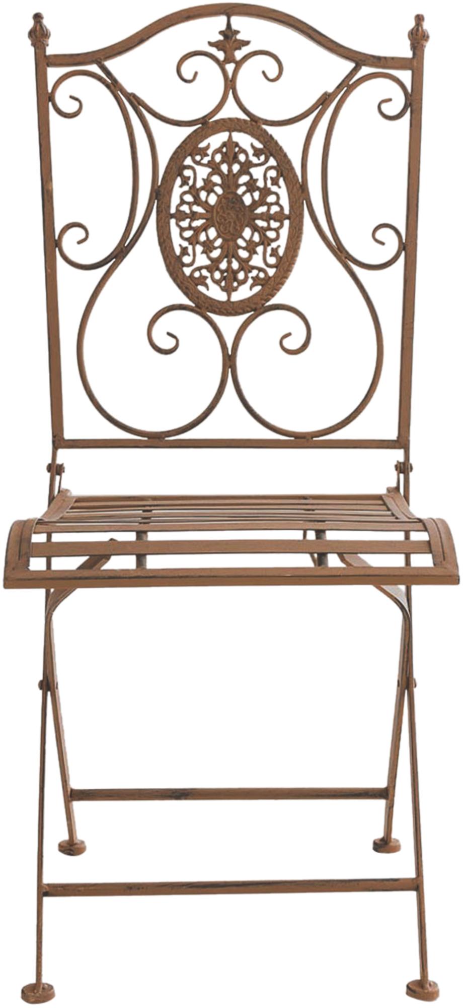 2er Set Klappstühle Sibell antik braun