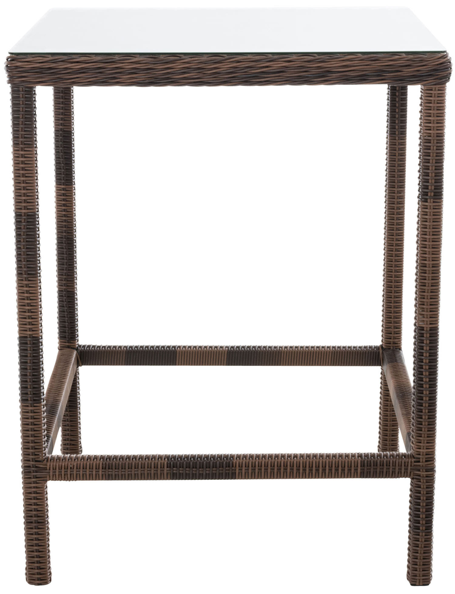 Polyrattan Tisch Alia 5mm braun-meliert