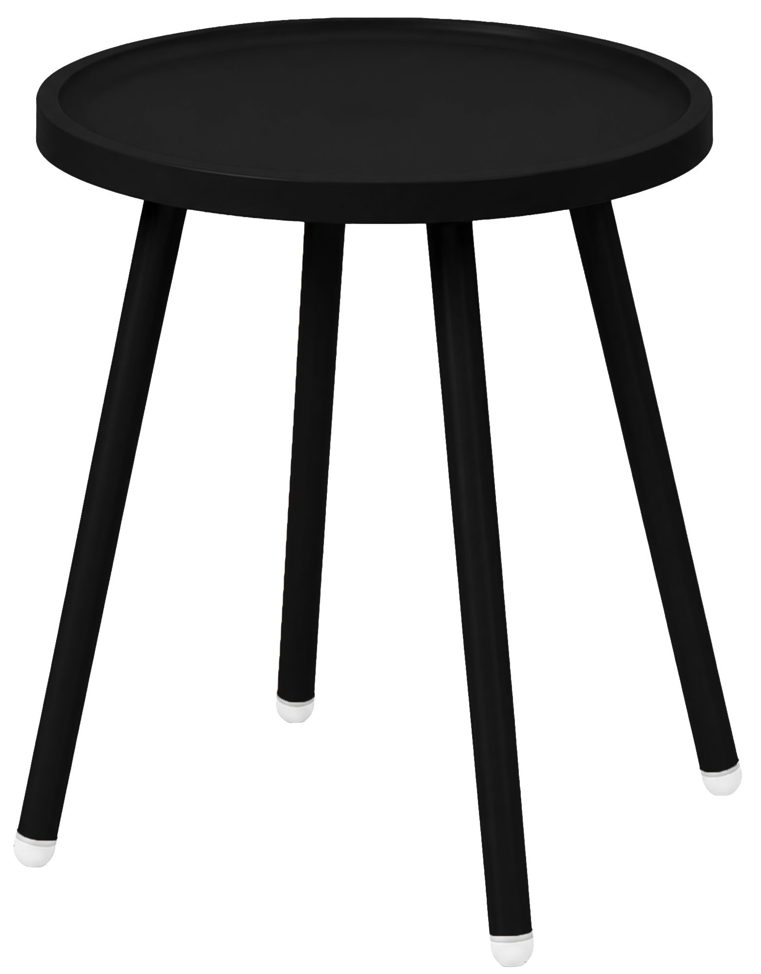 Beistelltisch Busan Ø 40 cm schwarz
