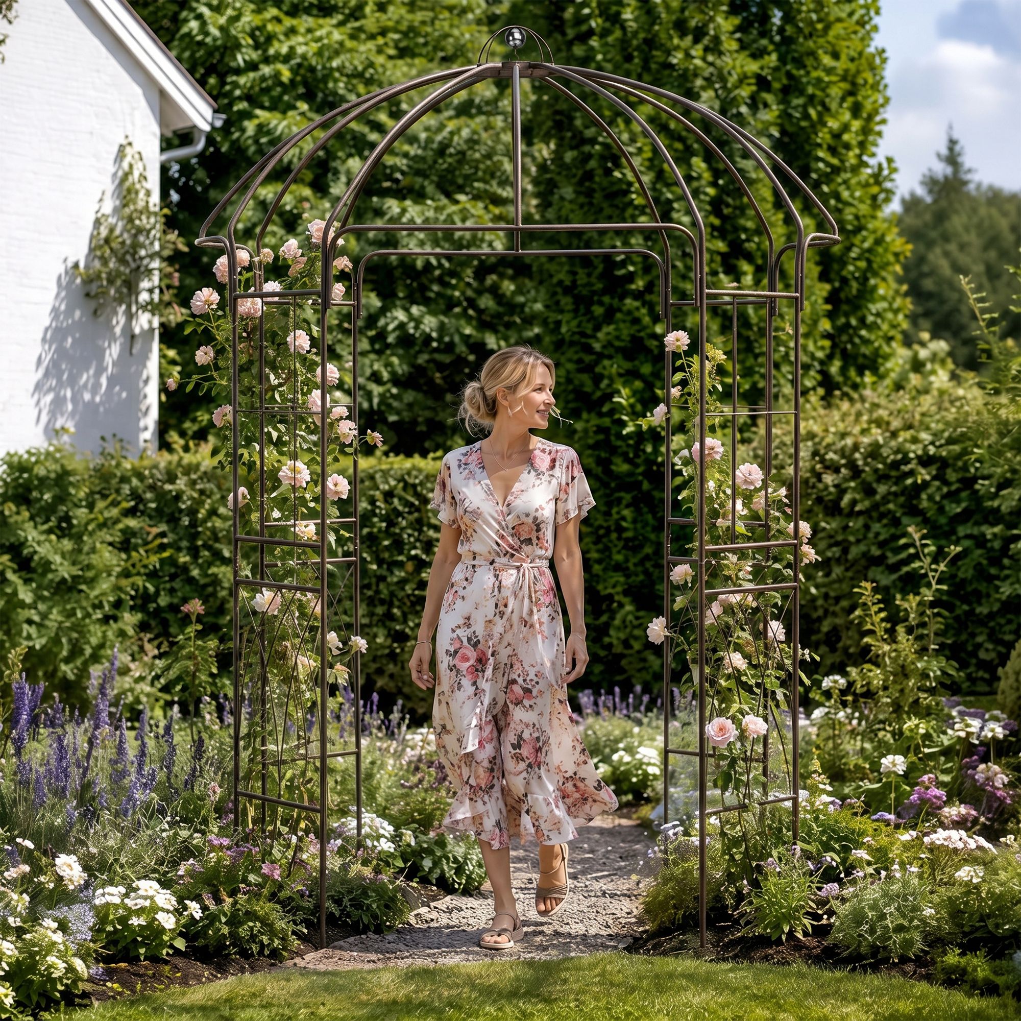Gartenpavillon Keira mit Rankhilfe