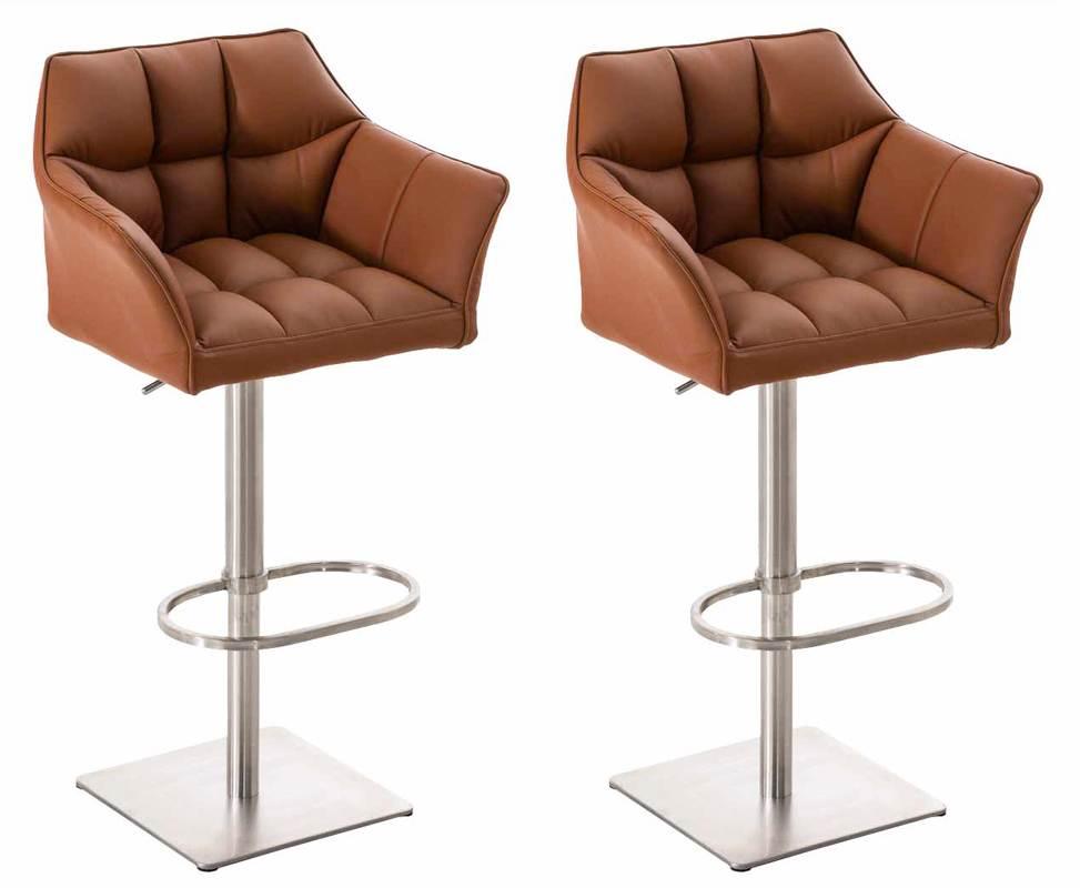 2er Set Barhocker Damaso Kunstleder