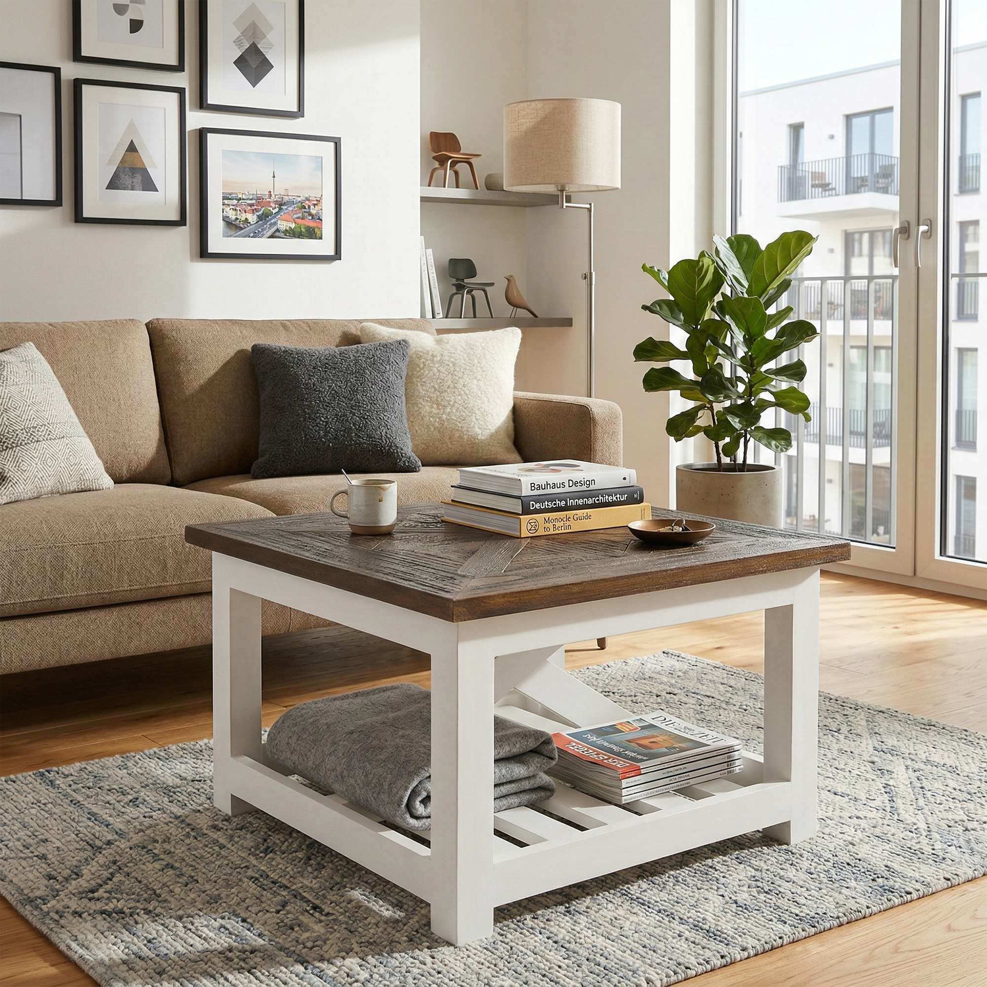 Couchtisch Bastrop braun