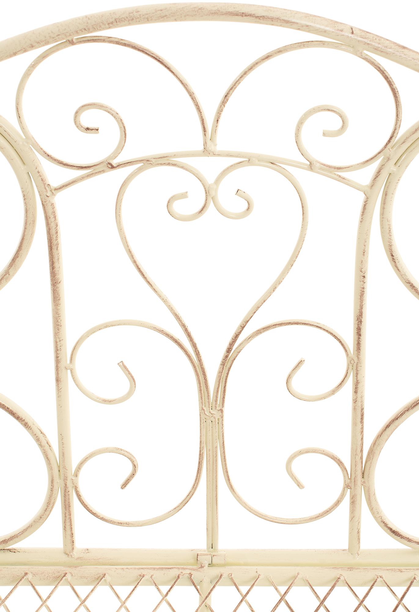 Gartenbank Tara antik-creme