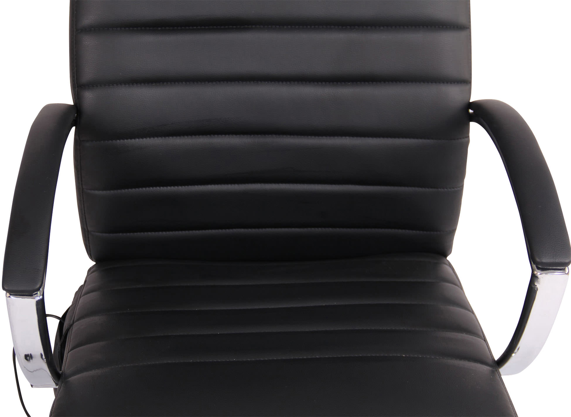 Bürostuhl Valais mit Massagefunktion schwarz Kunstleder