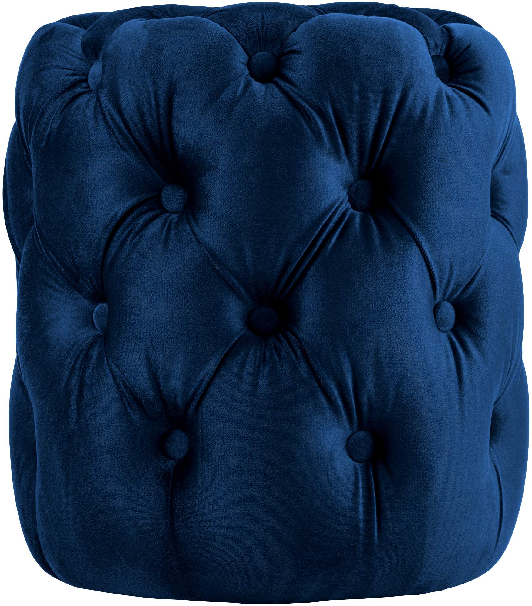 Sitzhocker Drancy Samt blau M
