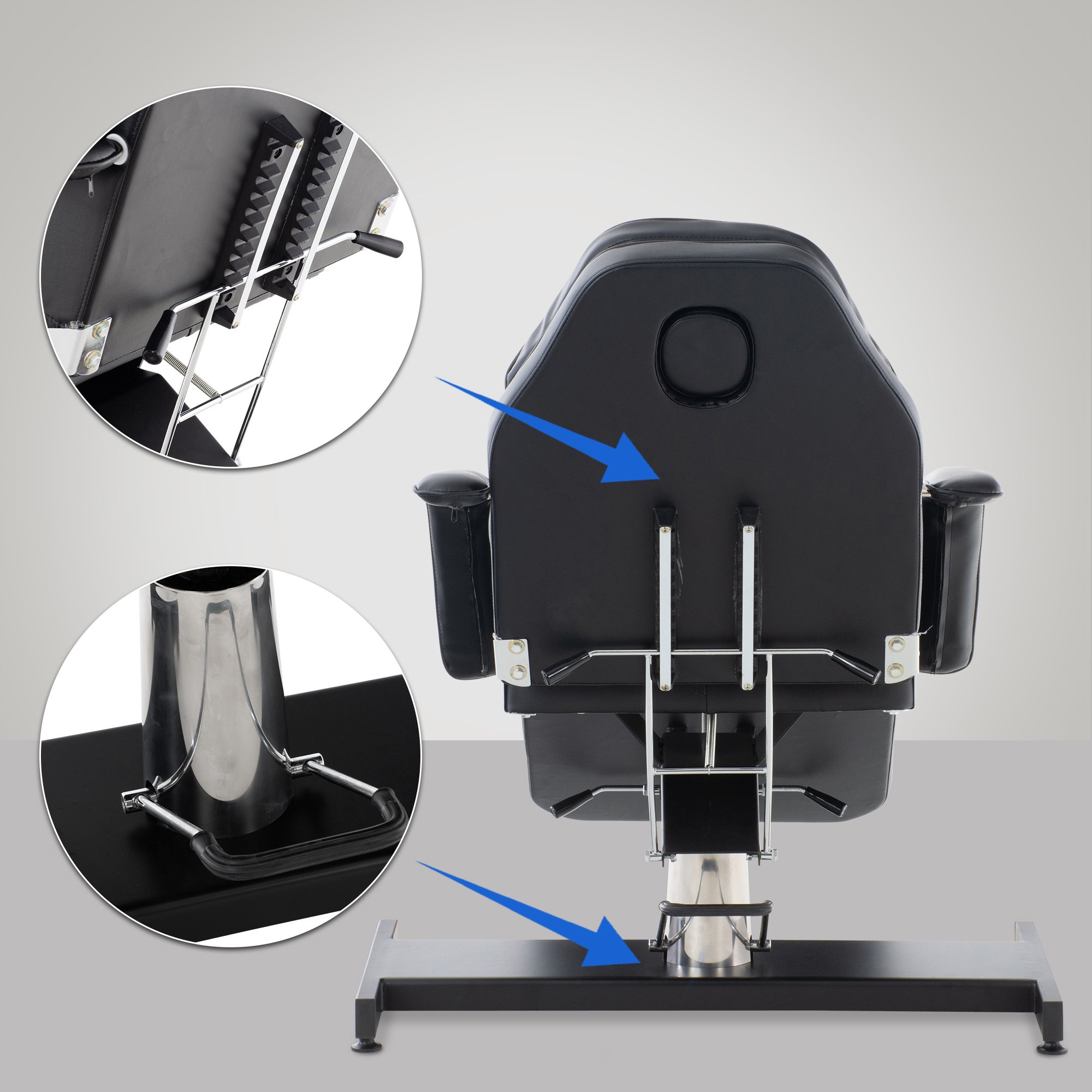 Hydraulische Kosmetikliege schwarz