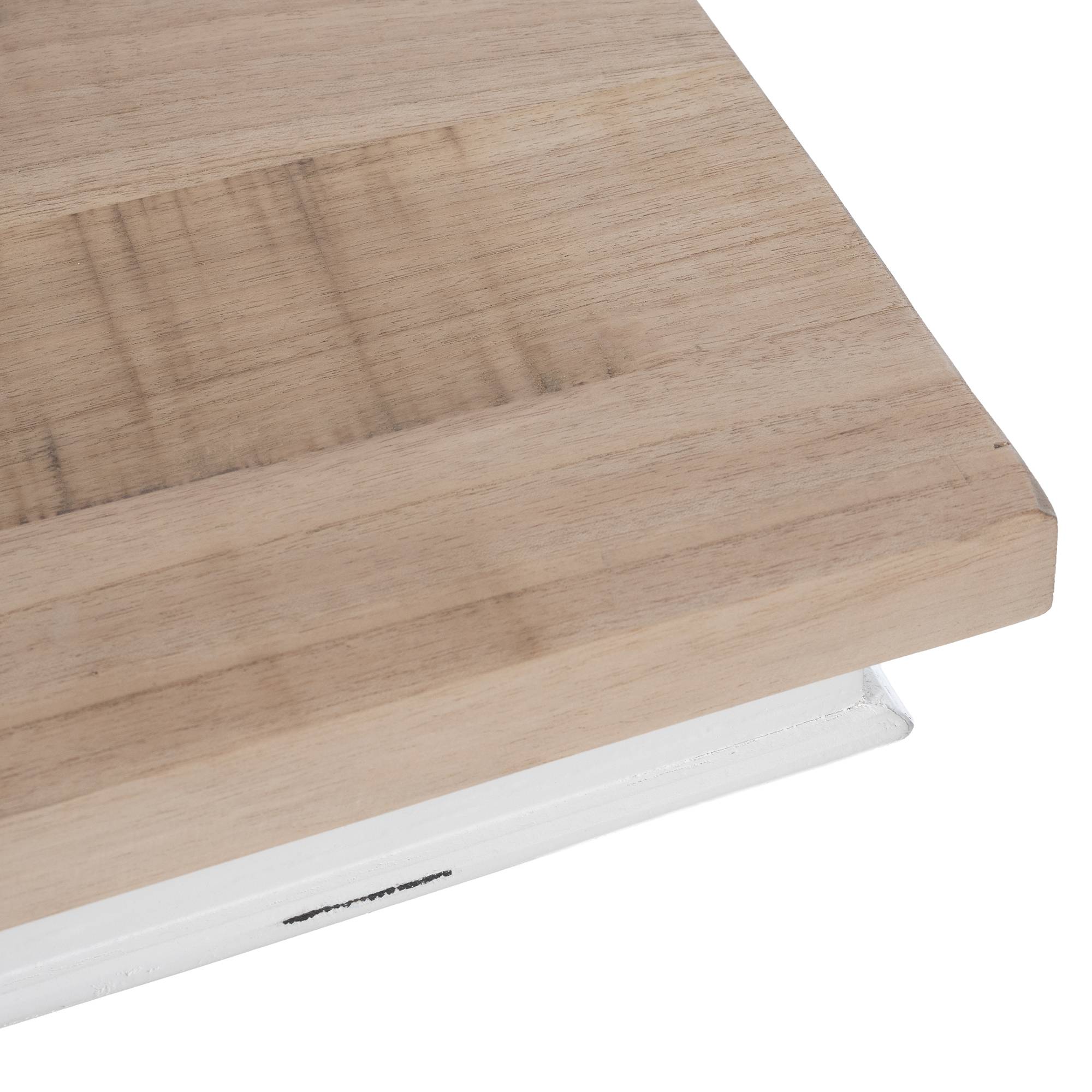 Beistelltisch Lorne natura/weiß 50 cm