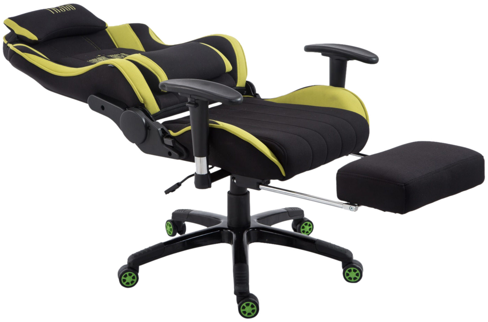 Racing Gaming Bürostuhl Shift V2 Stoff schwarz/grün mit Fußablage