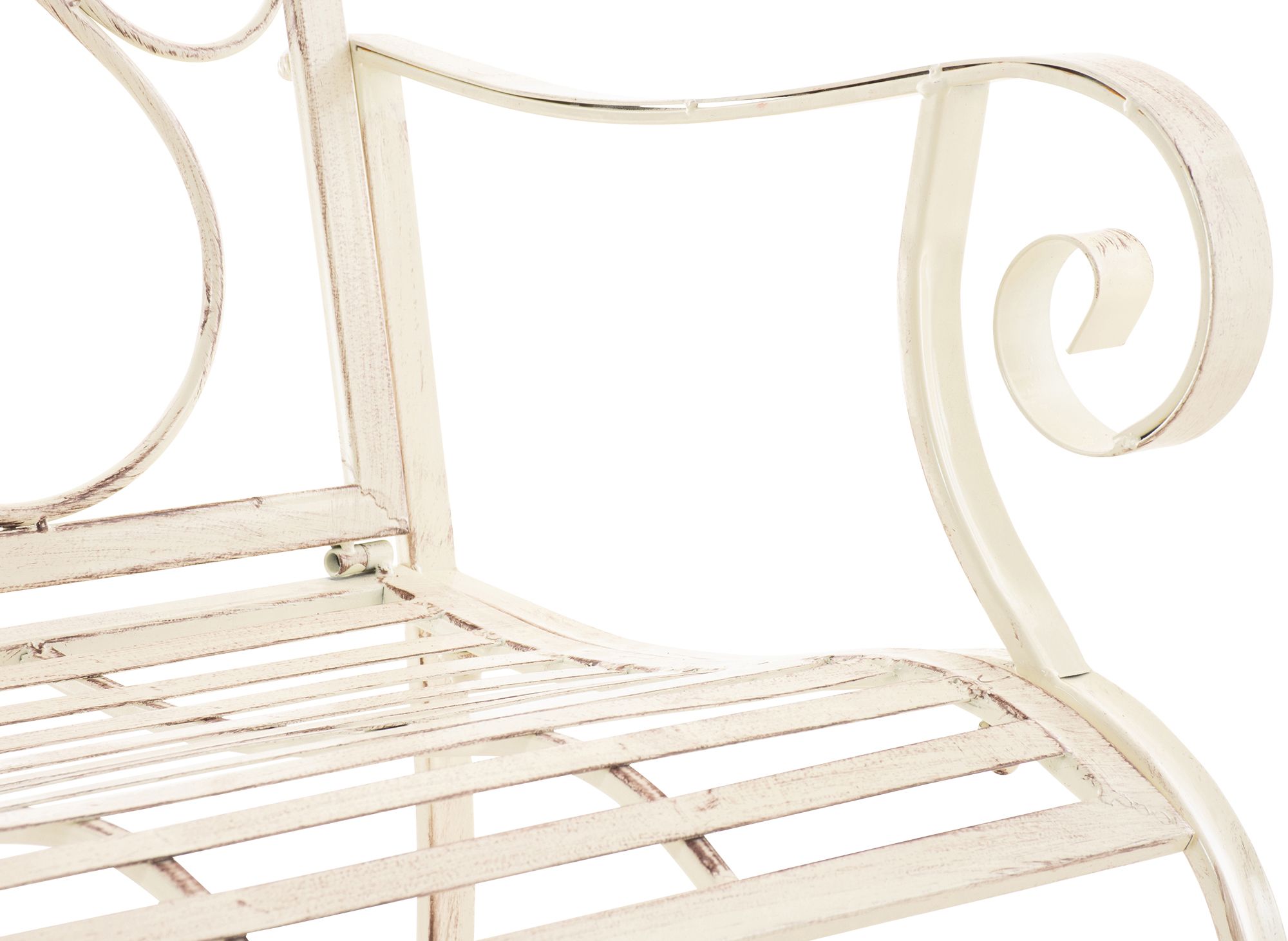 2er Set Gartenstühle Punjab antik-creme