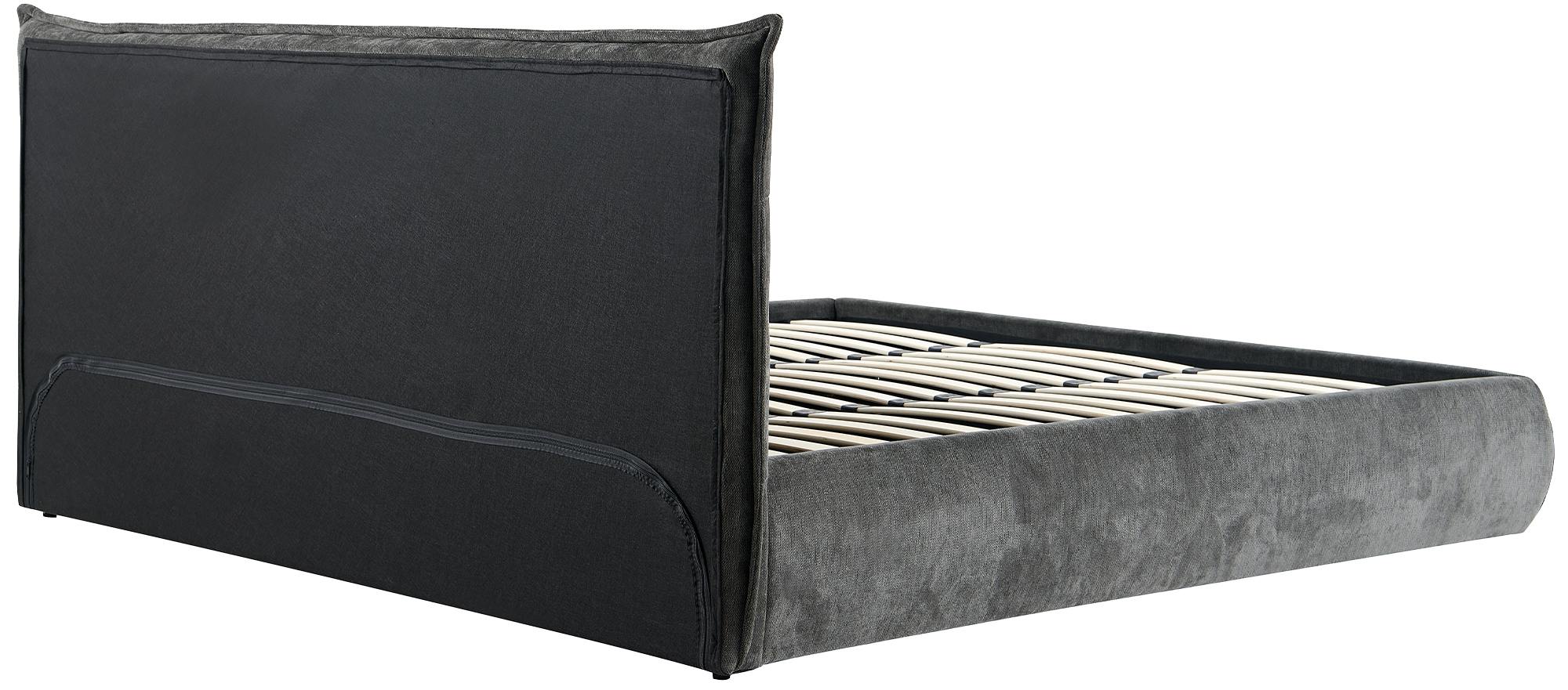 Bett Mirka 180 x 200 cm dunkelgrau