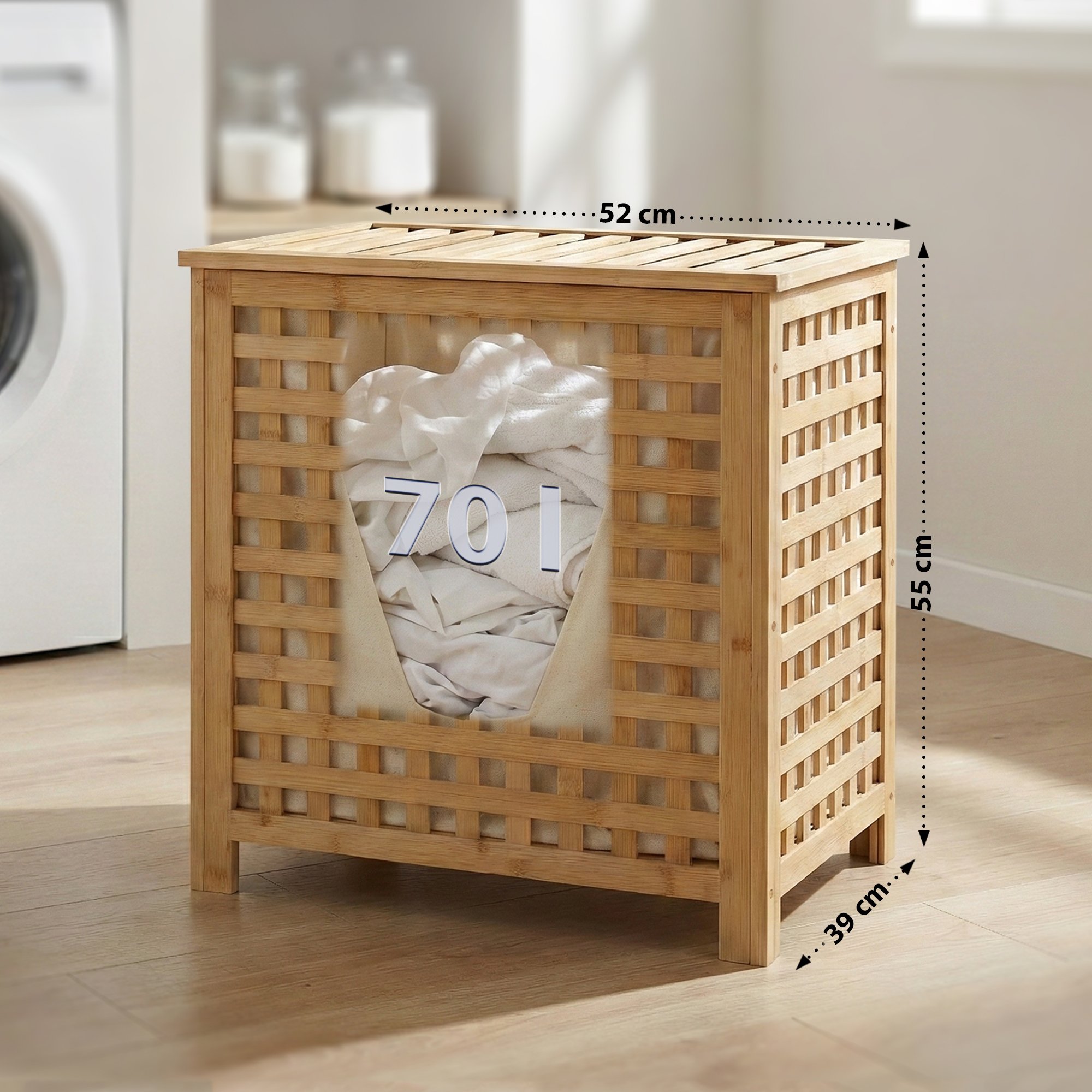 Wäschebox Ronthy natura