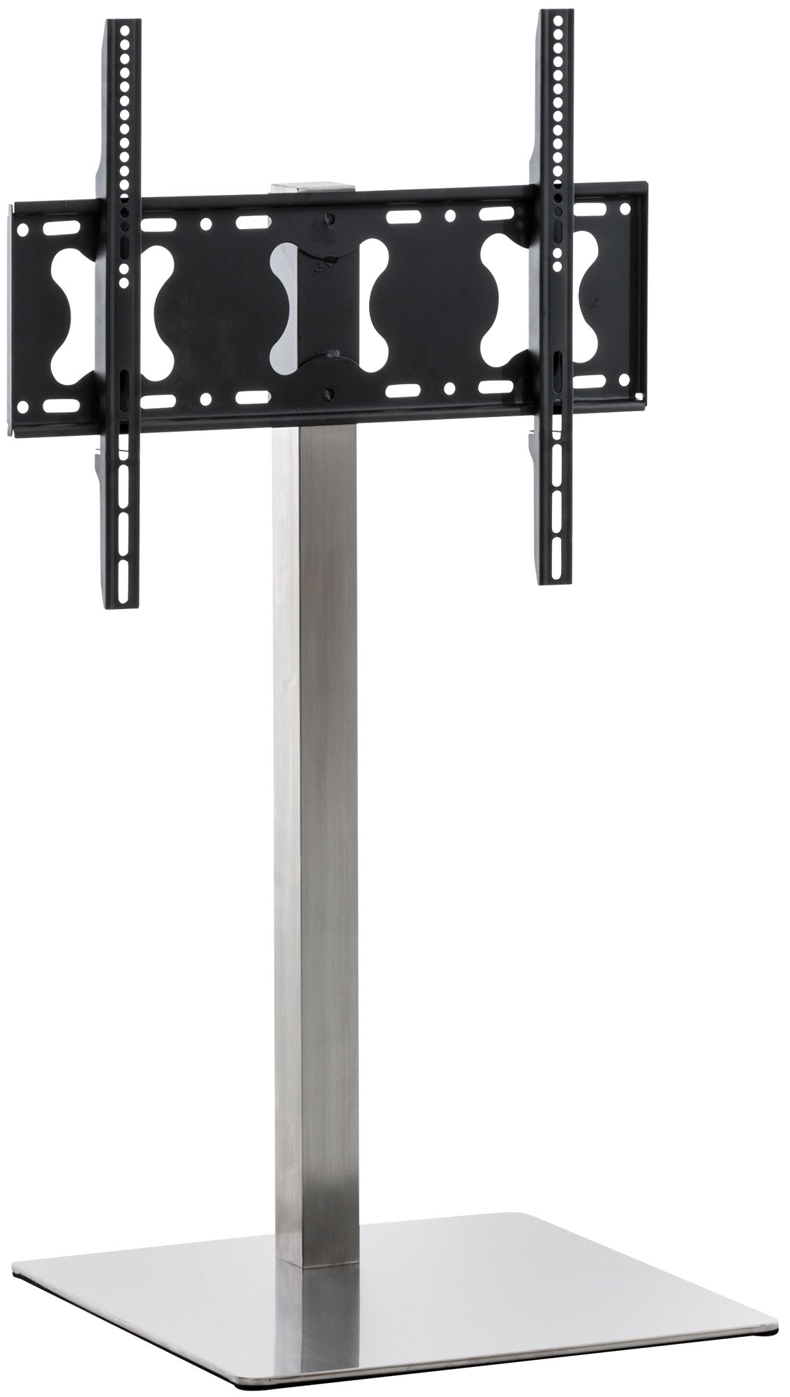 TV Standfuß edelstahl eckig
