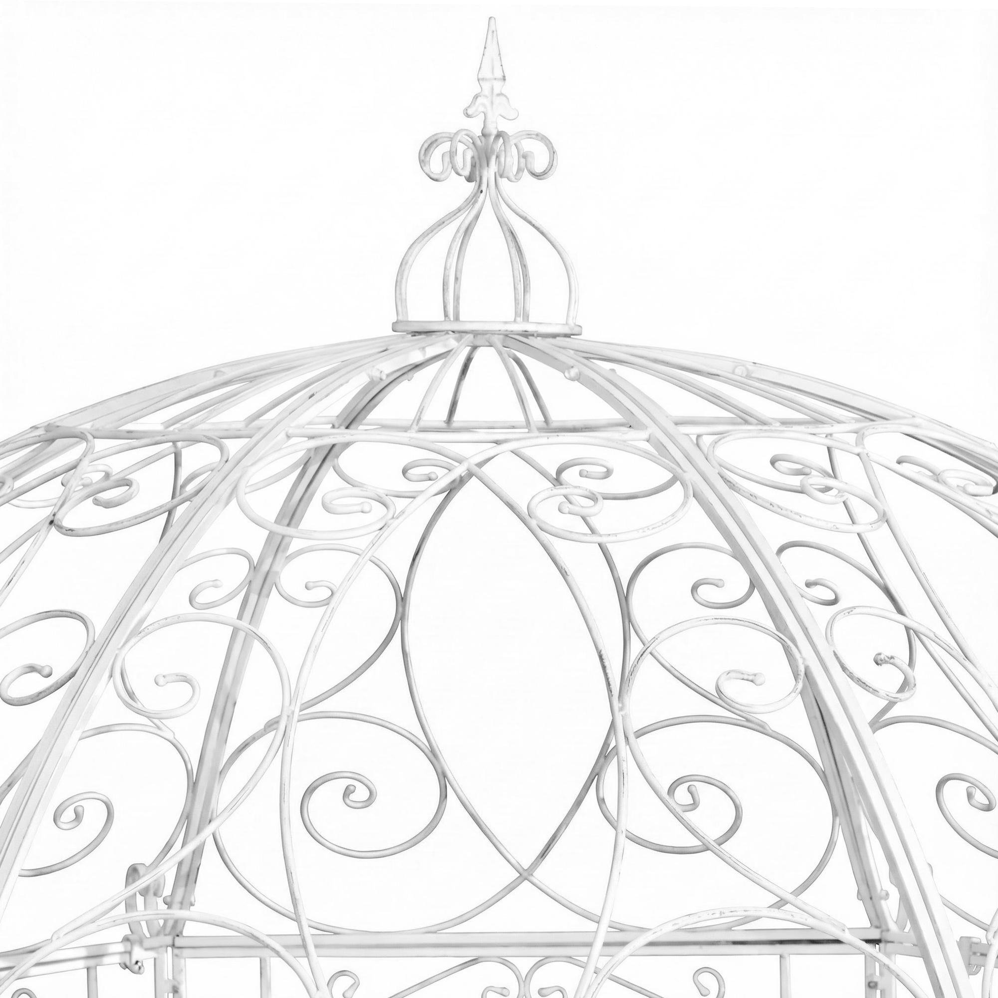 Pavillon Leila antik weiß