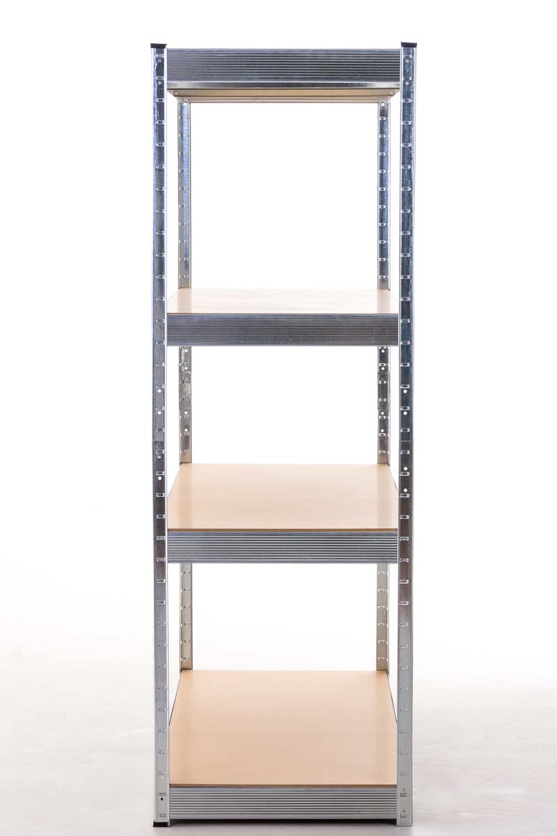Lagerregal 160x60x180 cm silber