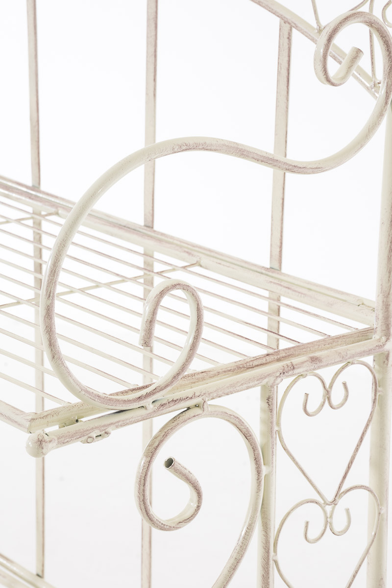 Standregal Antje aus Eisen antik-creme