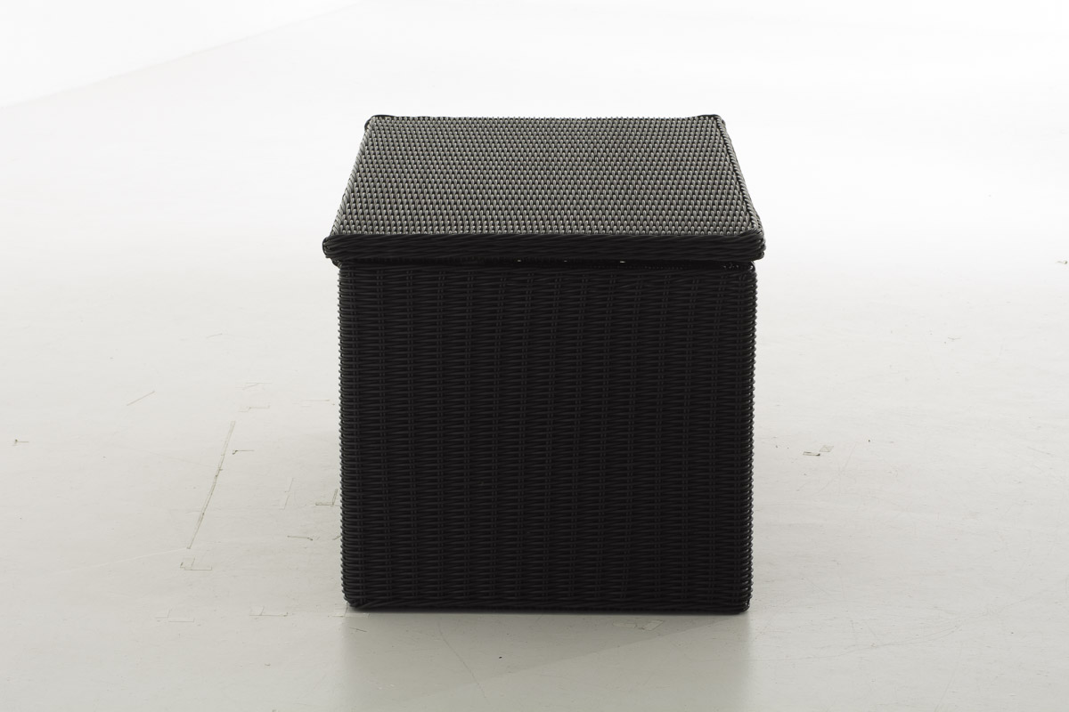 Polyrattan Luxus Auflagenbox 5mm schwarz L
