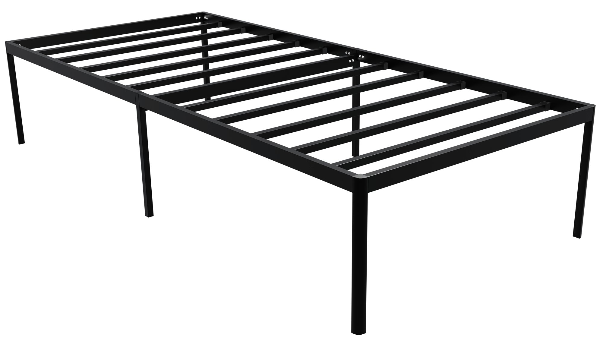 Metallbett Hamlin schwarz 200x90x41 cm