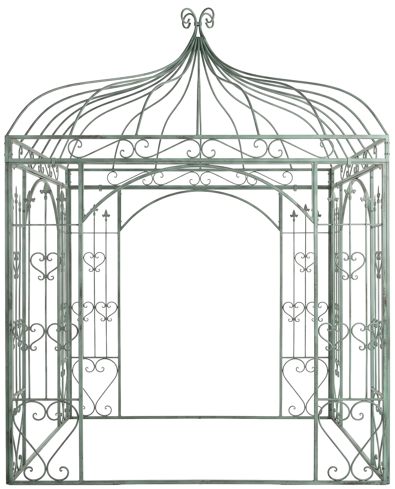 Rosenpavillon Manja antik-grün