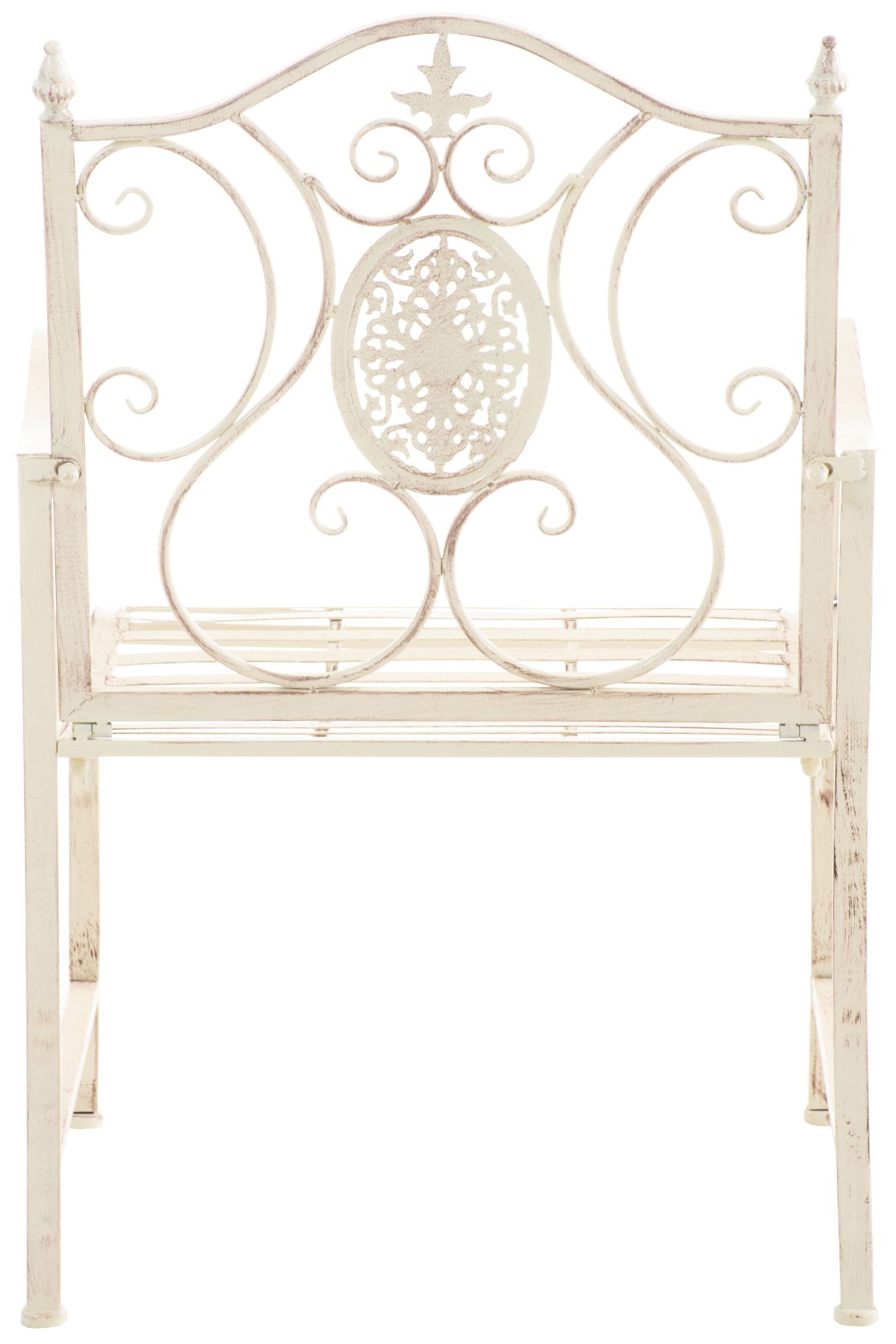 2er Set Gartenstühle Punjab antik-creme