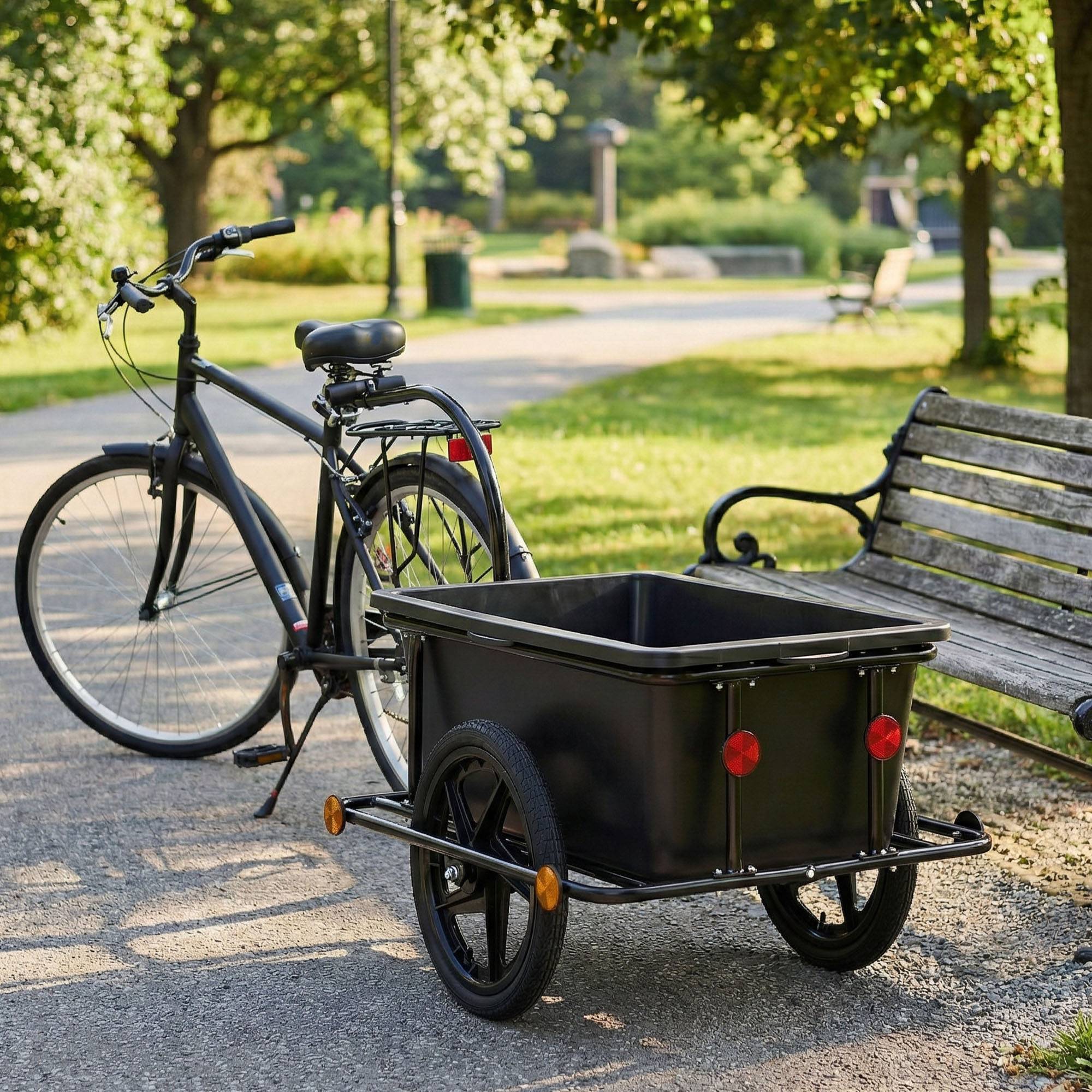 Fahrradanhänger Haarlem schwarz