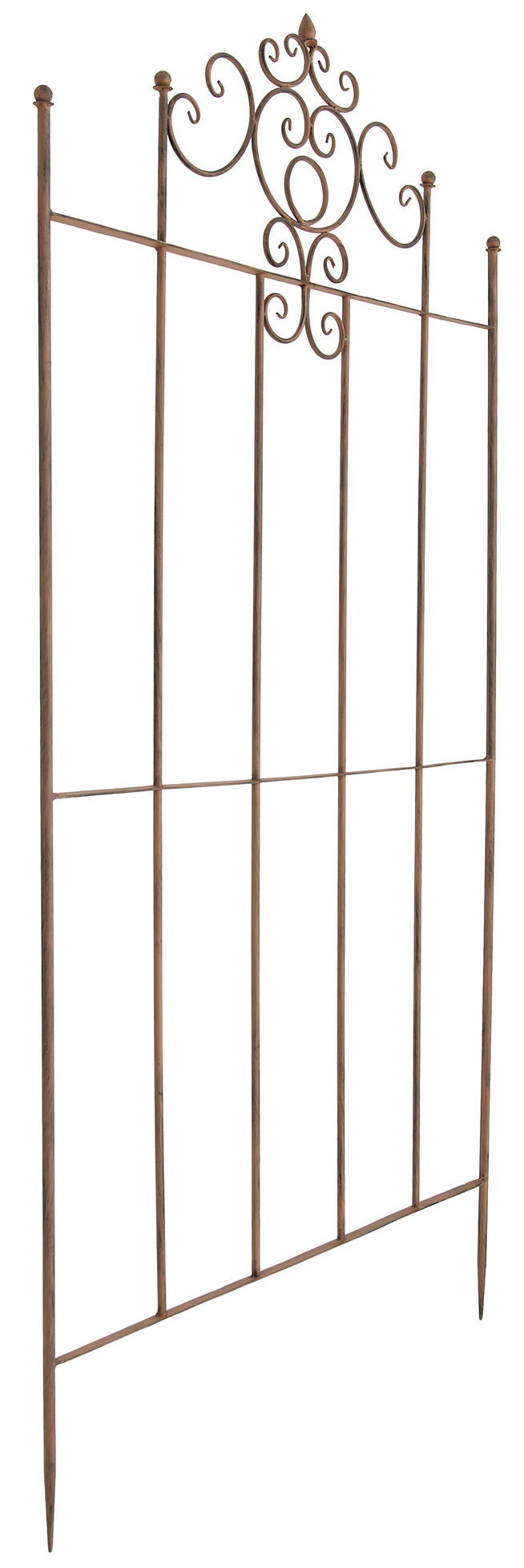 2er Set Rankgitter Paula 170 x 86 cm antik braun