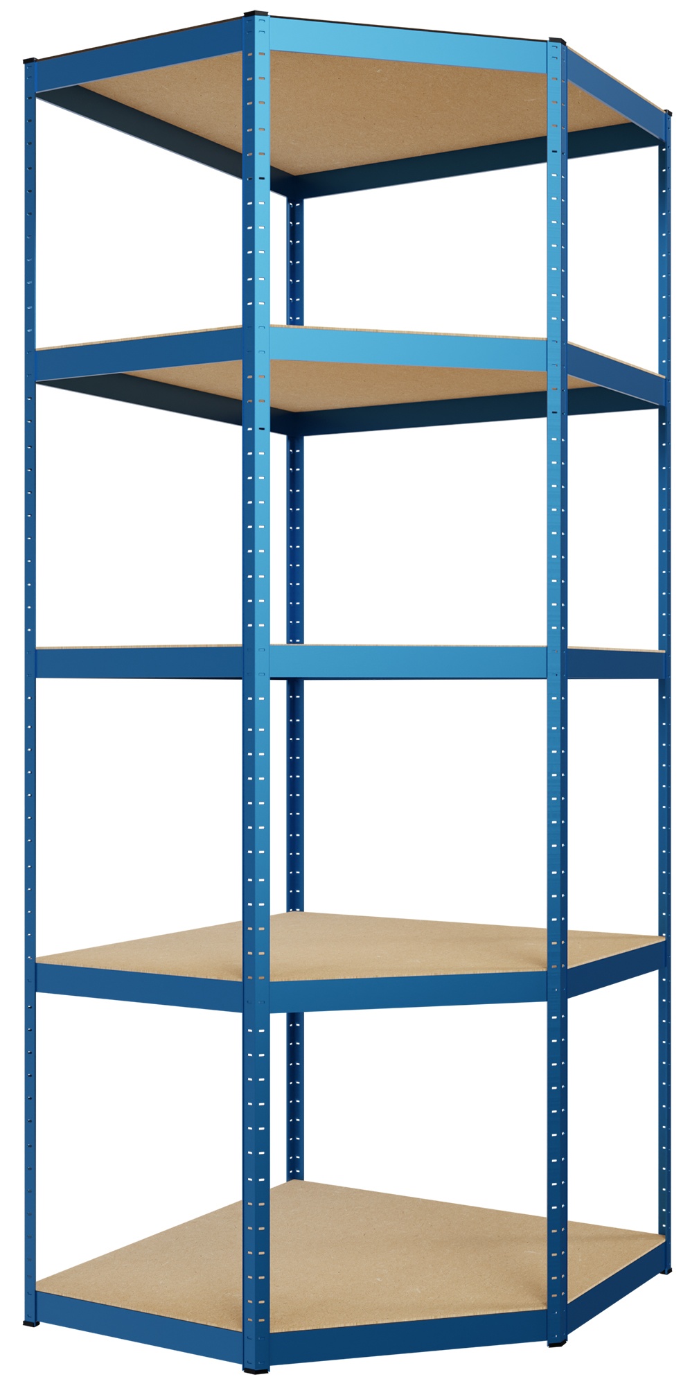 3er Regalsystem blau